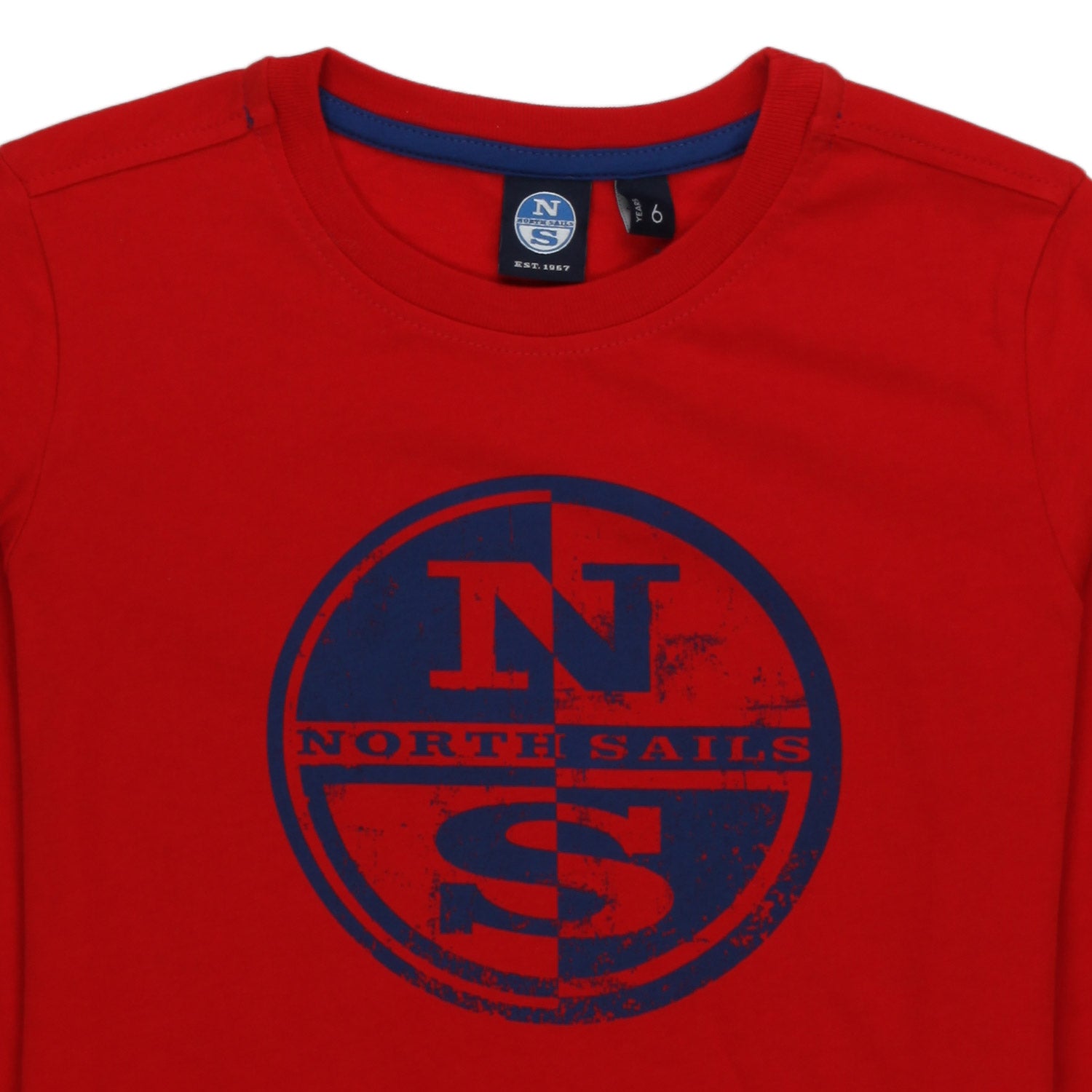 T-SHIRT MANICA LUNGA ROSSA E BLU BAMBINO E TEEN - annameglio.com abbigliamento moda