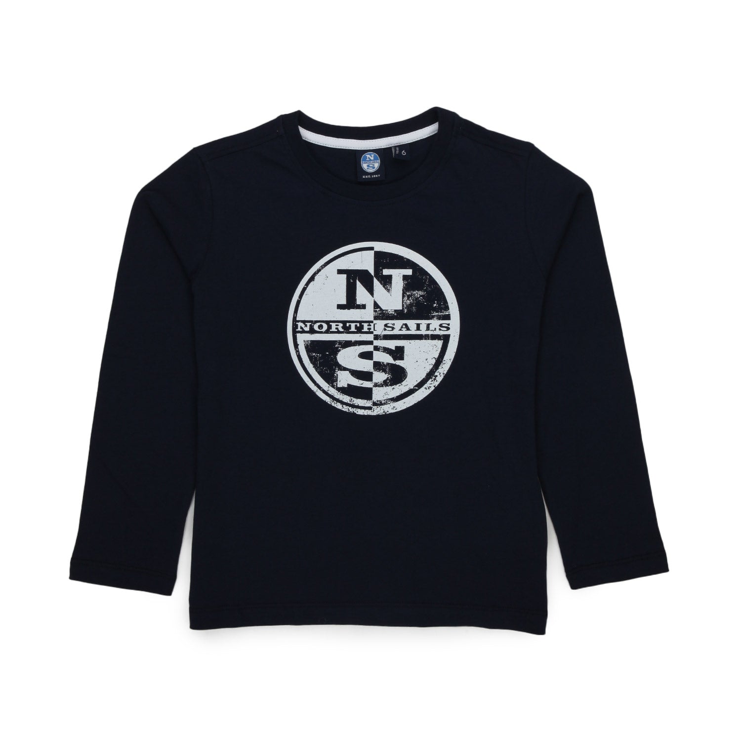 T-SHIRT MANICA LUNGA BLU E BIANCA BAMBINO E TEEN - annameglio.com abbigliamento moda