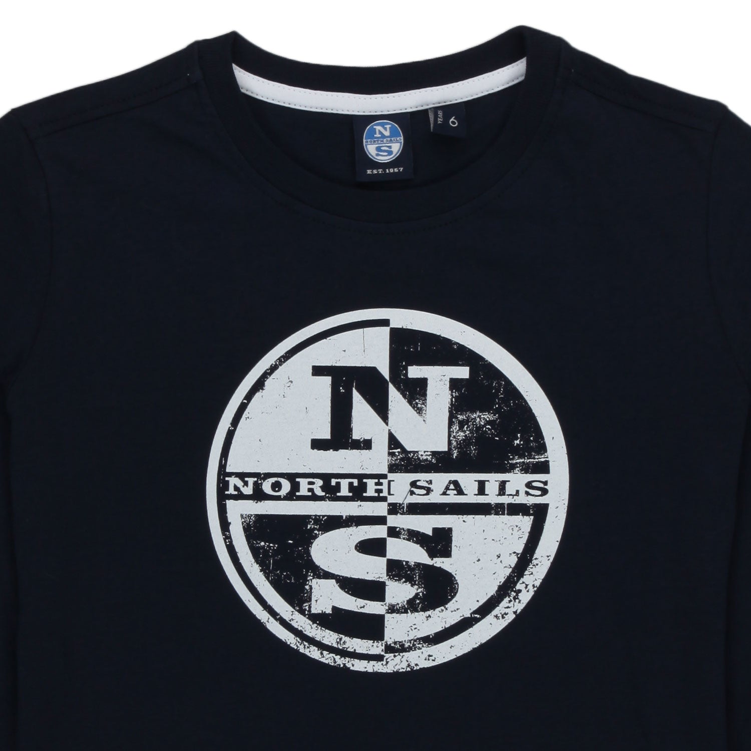 T-SHIRT MANICA LUNGA BLU E BIANCA BAMBINO E TEEN - annameglio.com abbigliamento moda