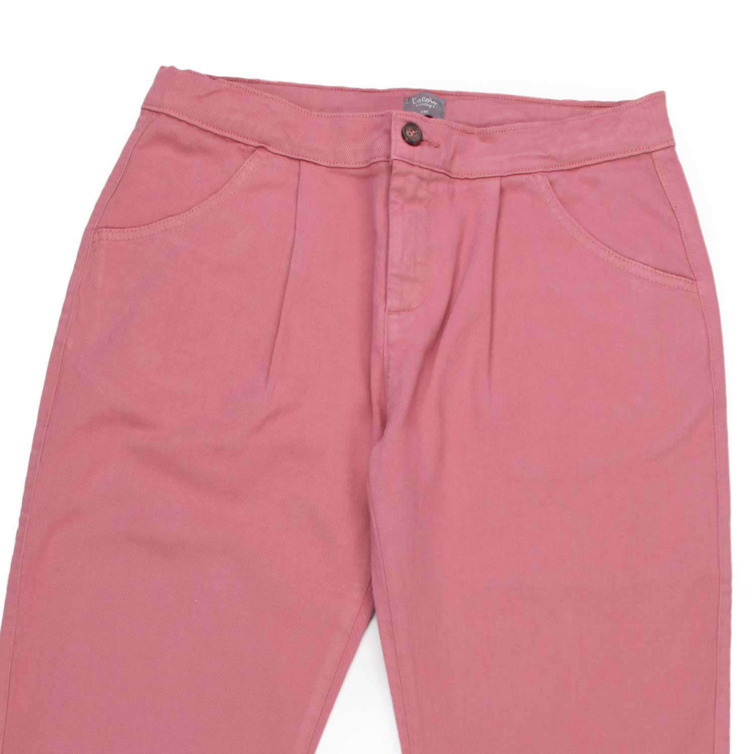 PANTALONE LOOSE-FIT ROSA BAMBINA E TEEN - annameglio.com abbigliamento moda