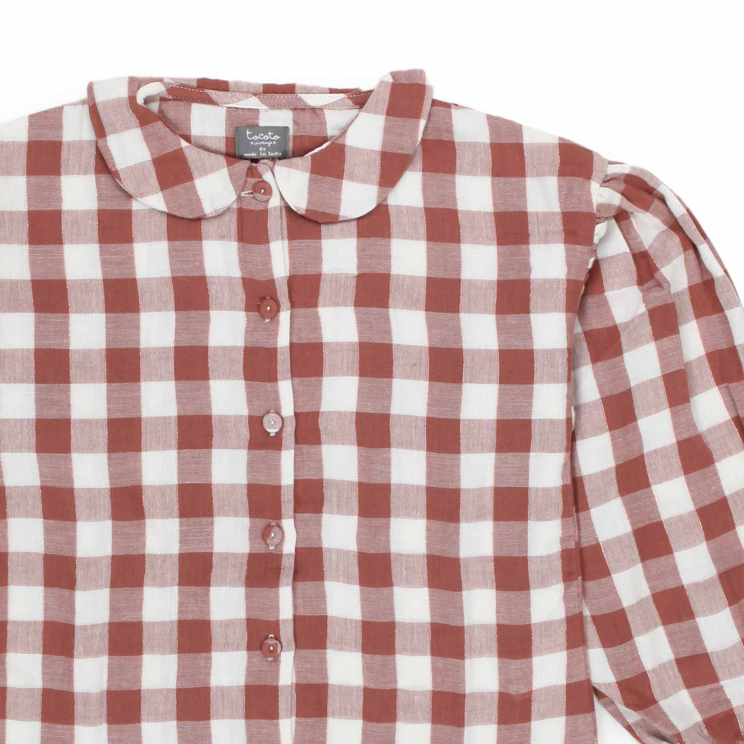 CAMICIA A QUADRI ROSA E PANNA BAMBINA E TEEN - annameglio.com abbigliamento moda