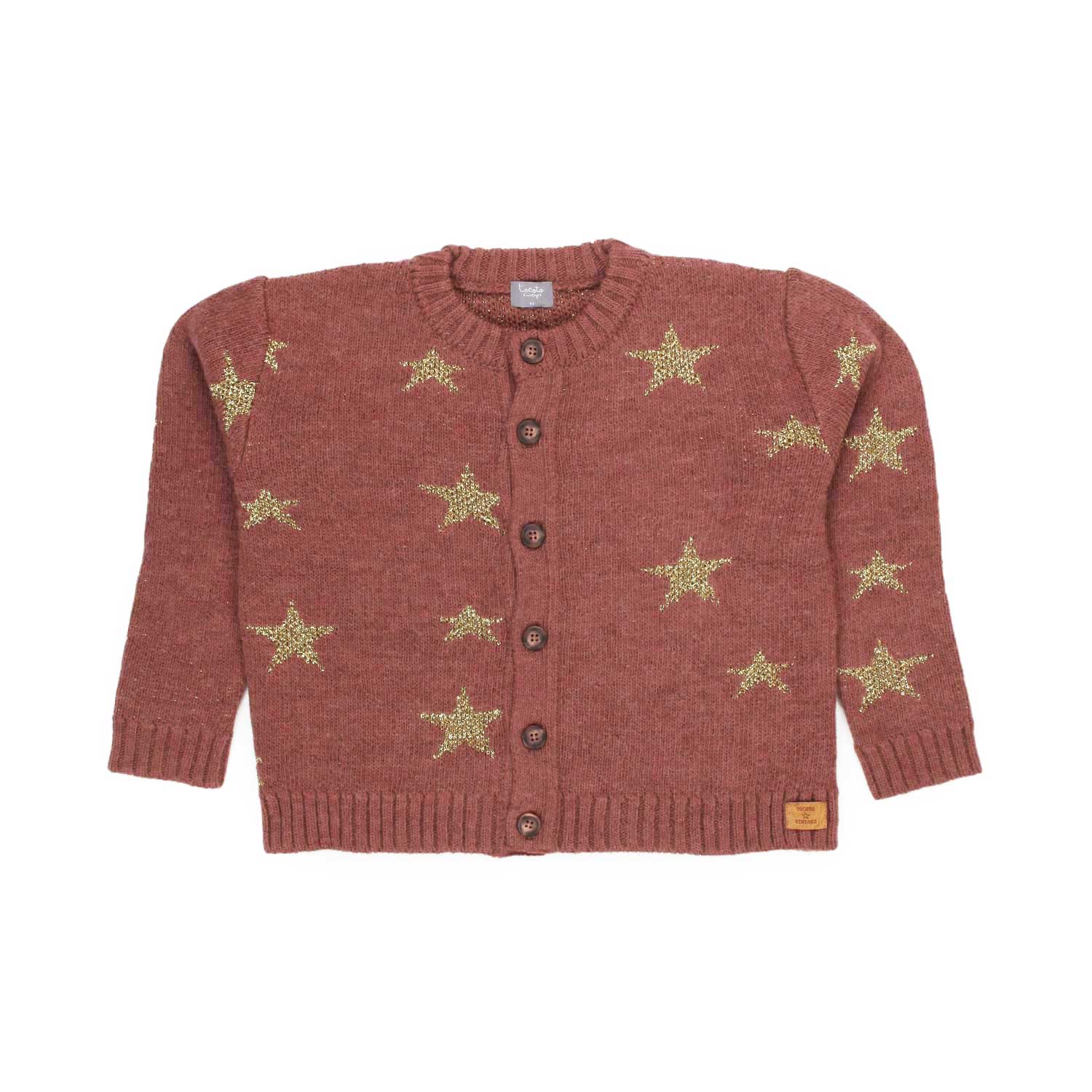CARDIGAN ROSA CON STELLE LUREX BAMBINA E TEEN - annameglio.com abbigliamento moda