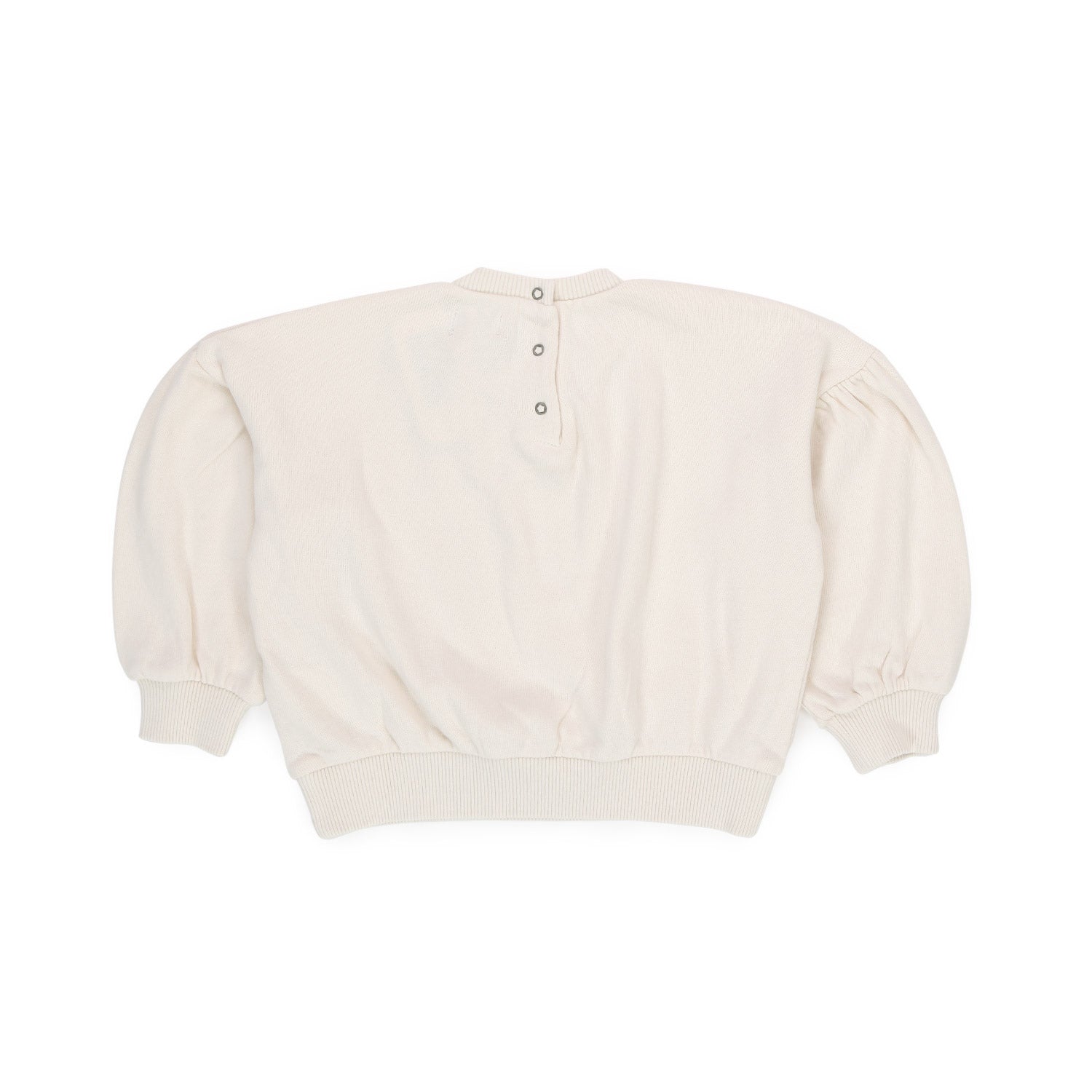 FELPA LOVE BIANCO PANNA BAMBINA BABY - annameglio.com abbigliamento moda