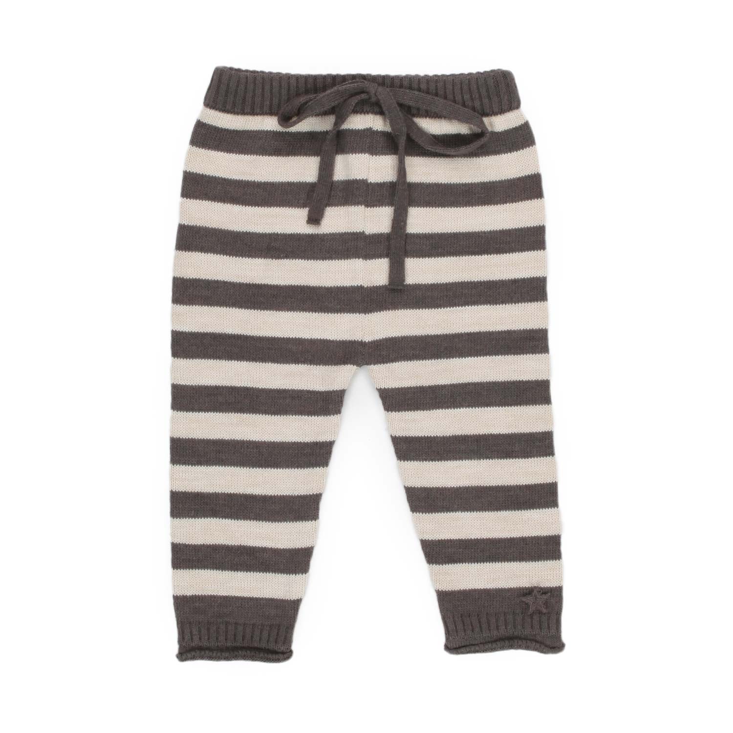 KNITTED LEGGINGS PANNA E GRIGI BABY UNISEX - annameglio.com abbigliamento moda