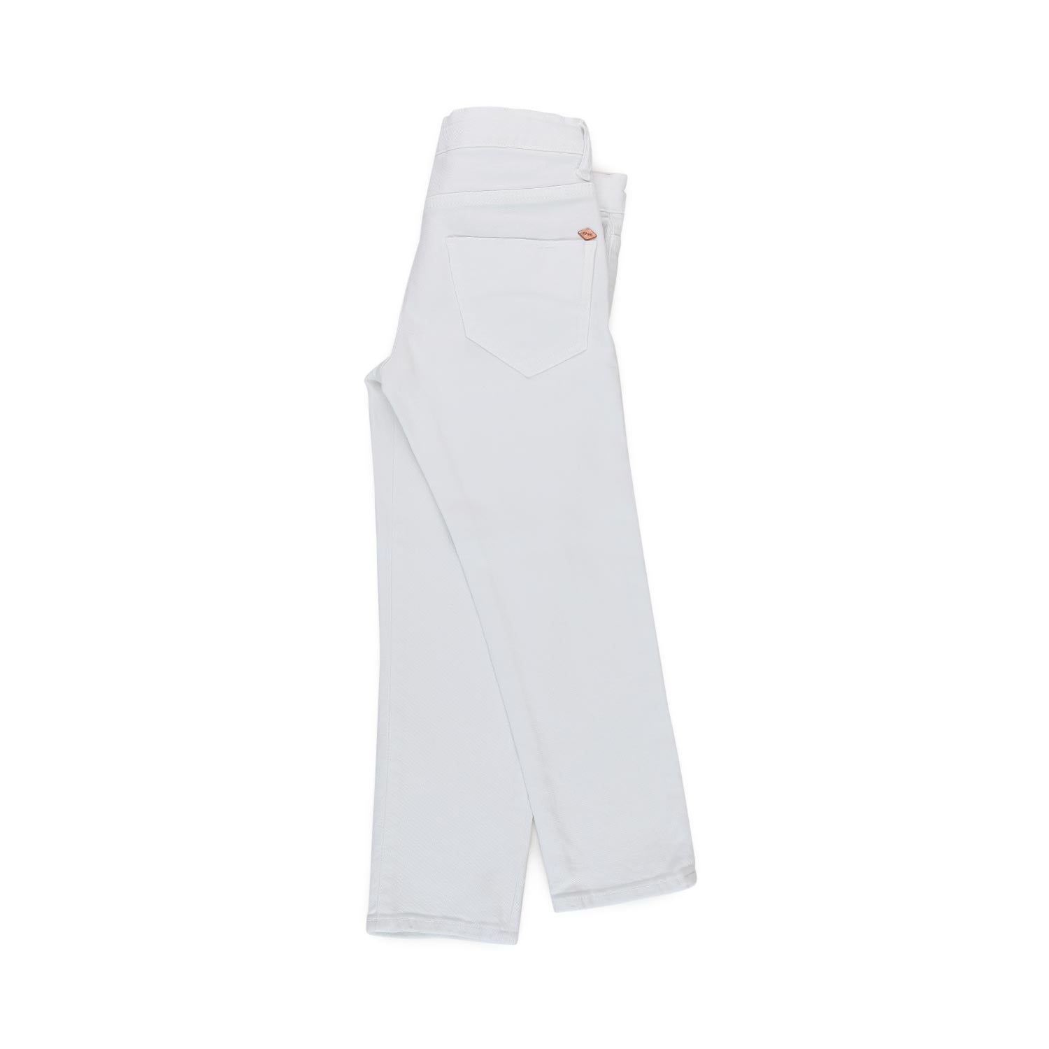 PANTALONE BIANCO COTONE BOY - annameglio.com abbigliamento moda