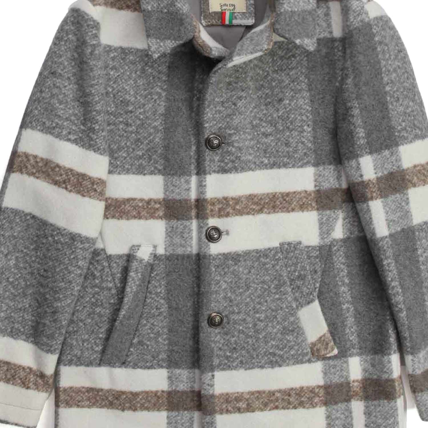 CAPPOTTO A QUADRI BAMBINO BOY - annameglio.com abbigliamento moda