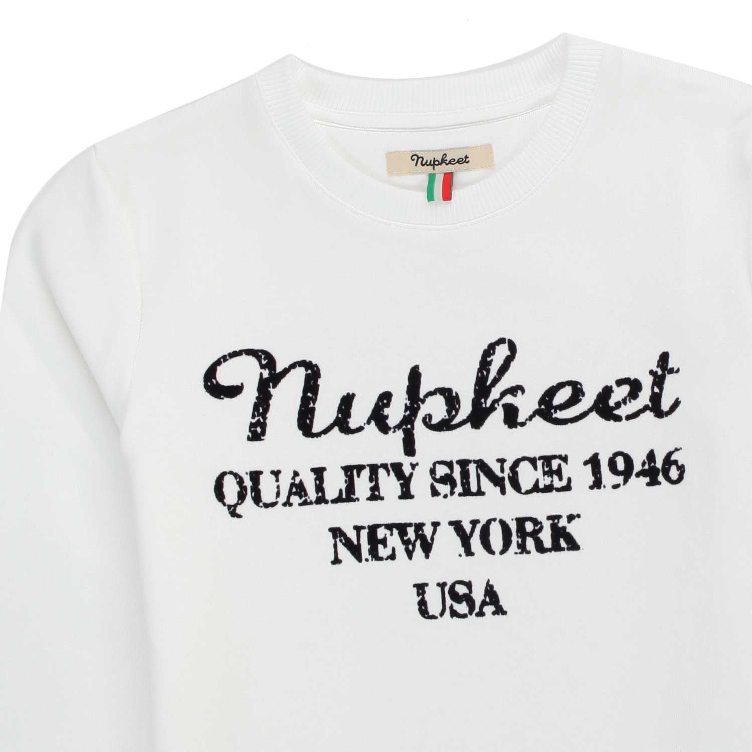 FELPA BIANCA BAMBINO E BOY - annameglio.com abbigliamento moda