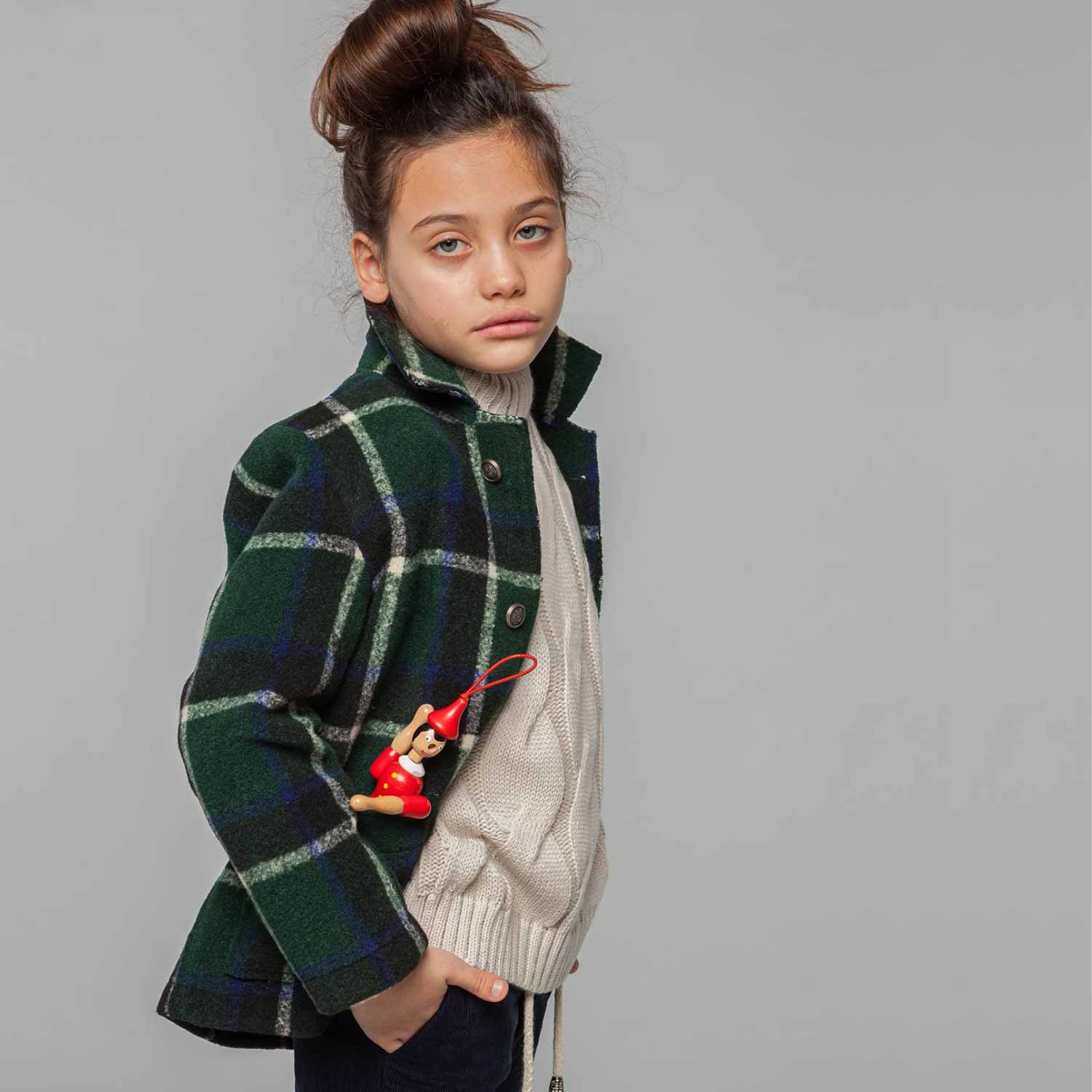 CAPPOTTO A QUADRI BAMBINO TEEN - annameglio.com abbigliamento moda
