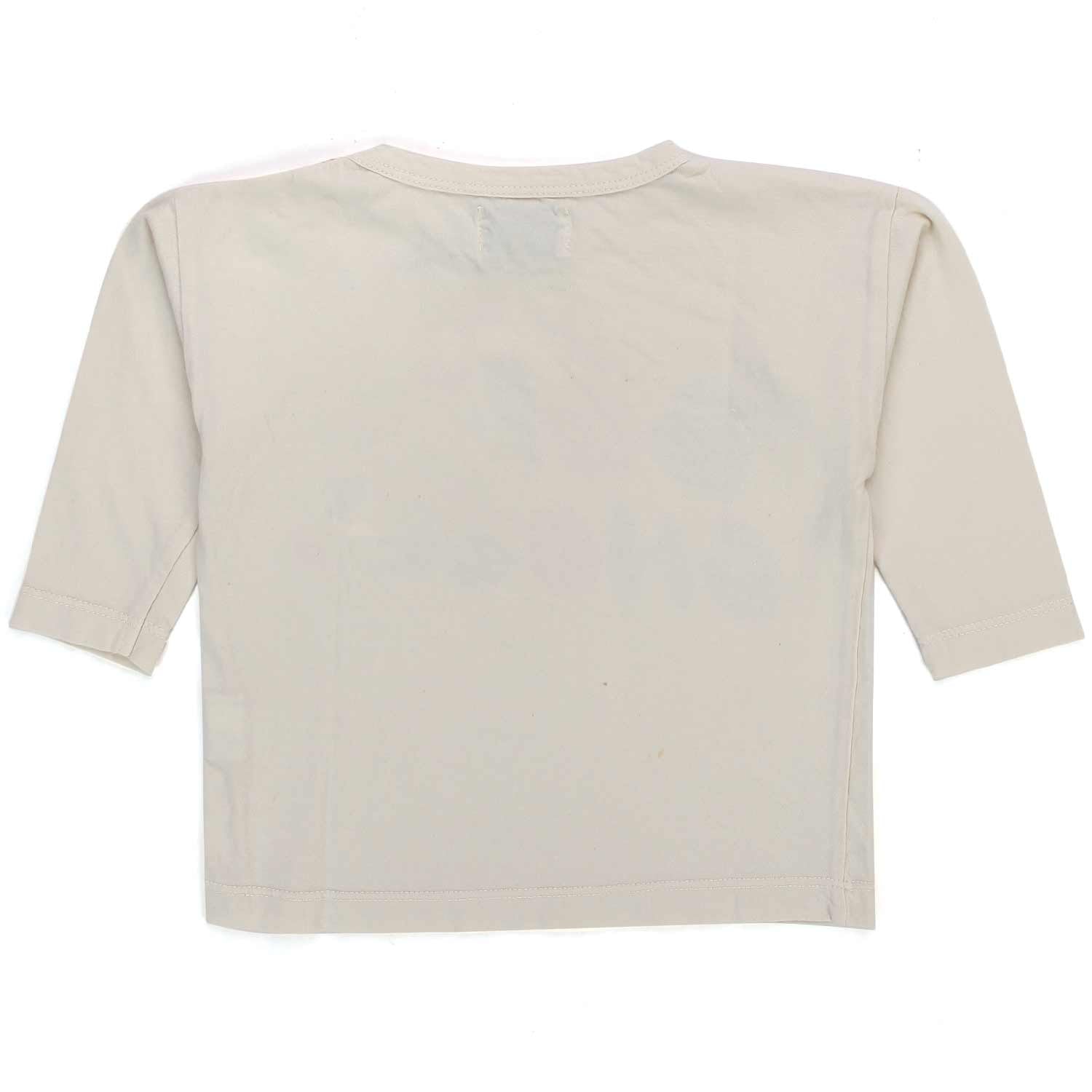 T-SHIRT SABBIA CON STAMPA BABY - annameglio.com abbigliamento moda