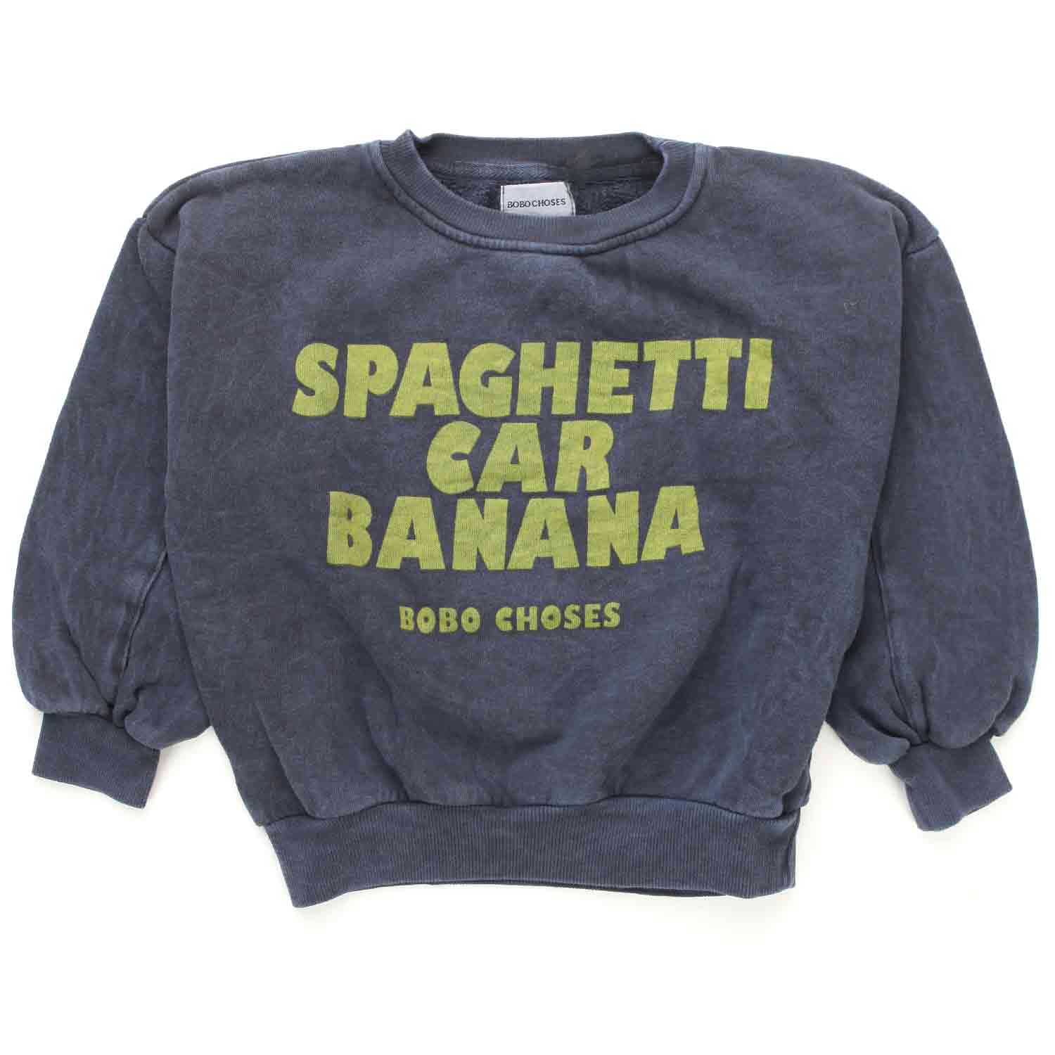FELPA "SPAGHETTI" BLU SCURO BAMBINA - annameglio.com abbigliamento moda