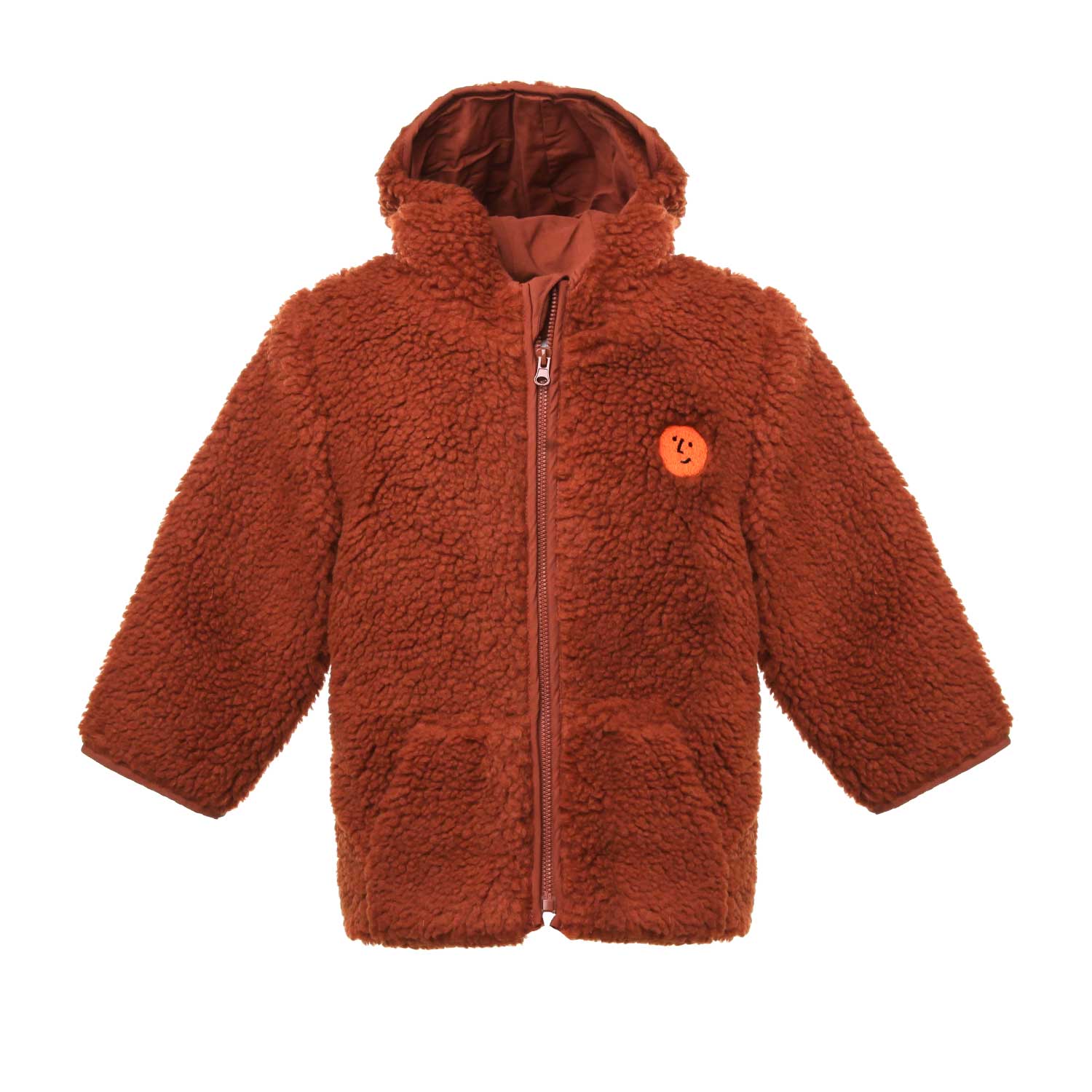 CAPPOTTINO MARRONE IN ECOPELLICCIA BABY UNISEX - annameglio.com abbigliamento moda