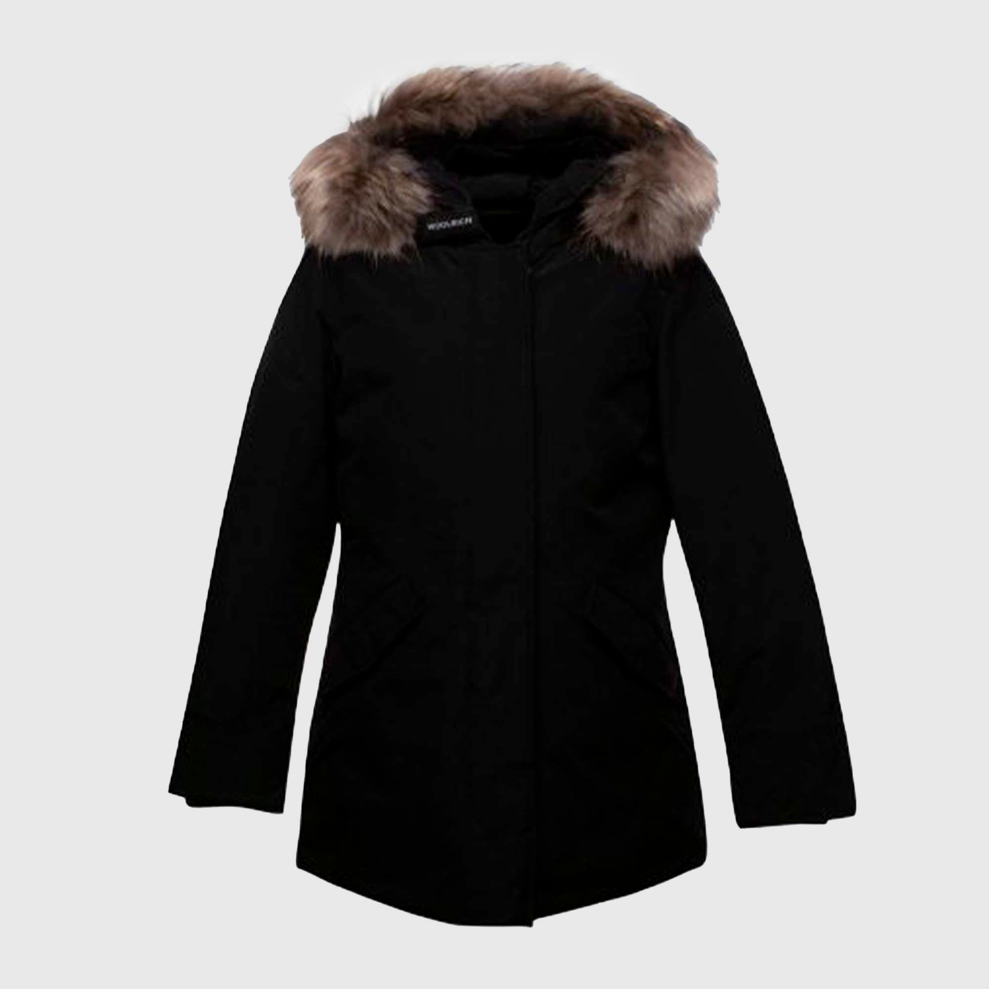 PARKA NERO BAMBINA TEENAGER - annameglio.com abbigliamento moda