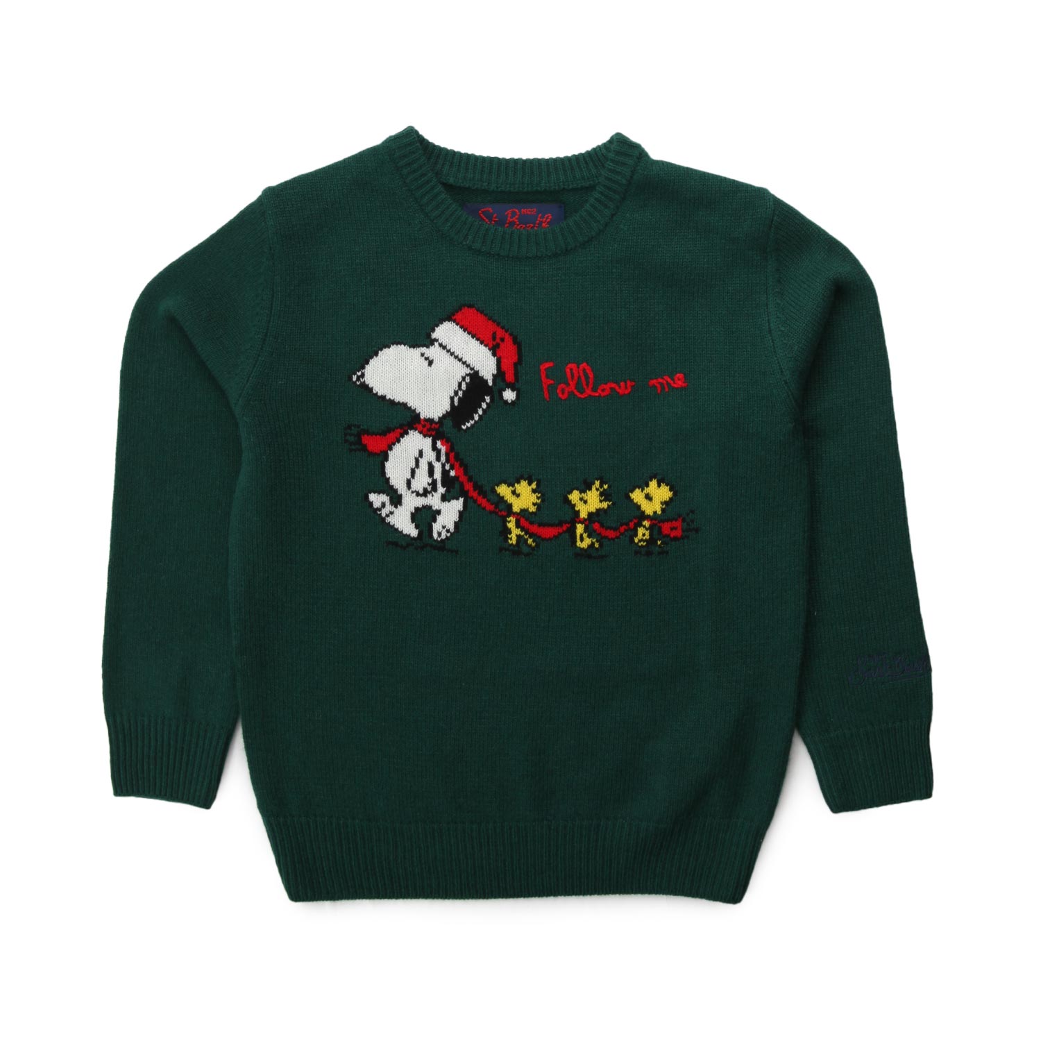 MAGLIONE SNOOPY UNISEX VERDE JR E TEEN - annameglio.com abbigliamento moda