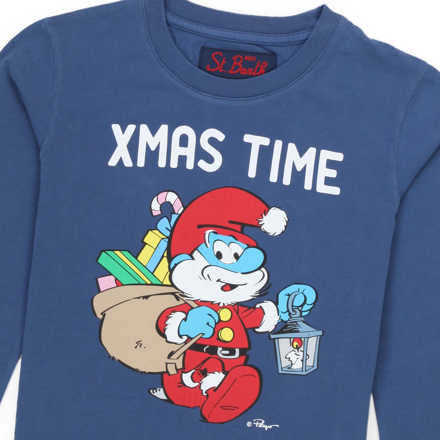 T-SHIRT GRANDE PUFFO BLU BAMBINO - annameglio.com abbigliamento moda