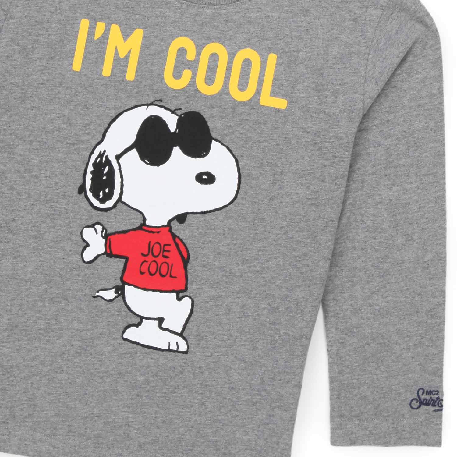 T-SHIRT SNOOPY GRIGIA BAMBINO E TEENAGER - annameglio.com abbigliamento moda