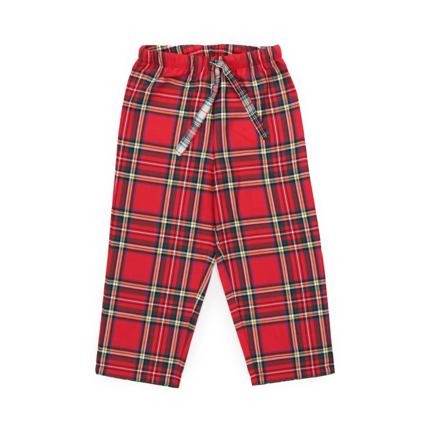 PANTALONE UNISEX ROSSO A QUADRI BAMBINO - annameglio.com abbigliamento moda