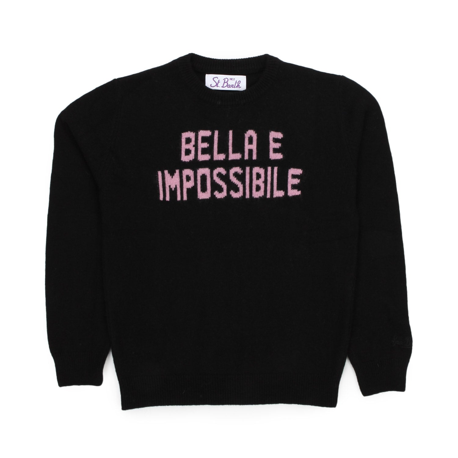 MAGLIONE NERO E ROSA BAMBINA E TEENAGER - annameglio.com abbigliamento moda