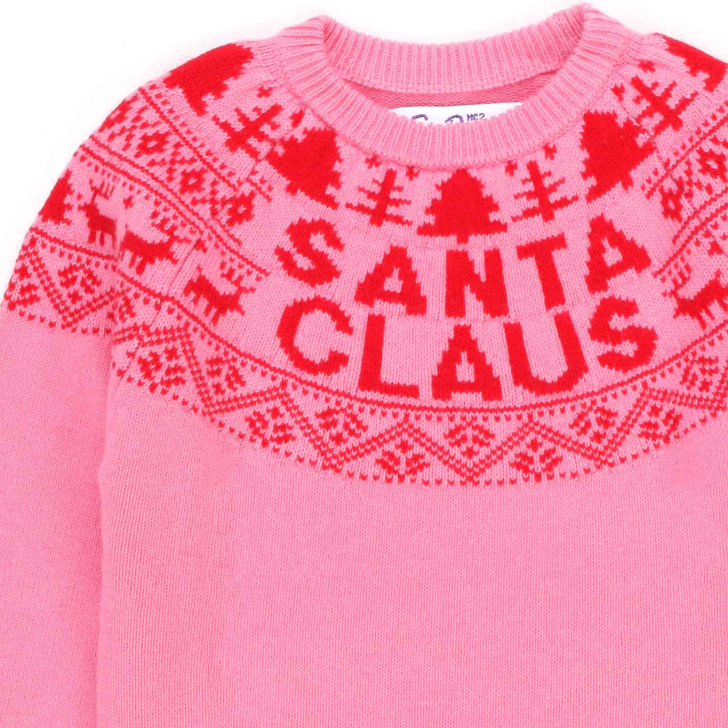 MAGLIONE NATALIZIO ROSA BAMBINA E TEEN - annameglio.com abbigliamento moda