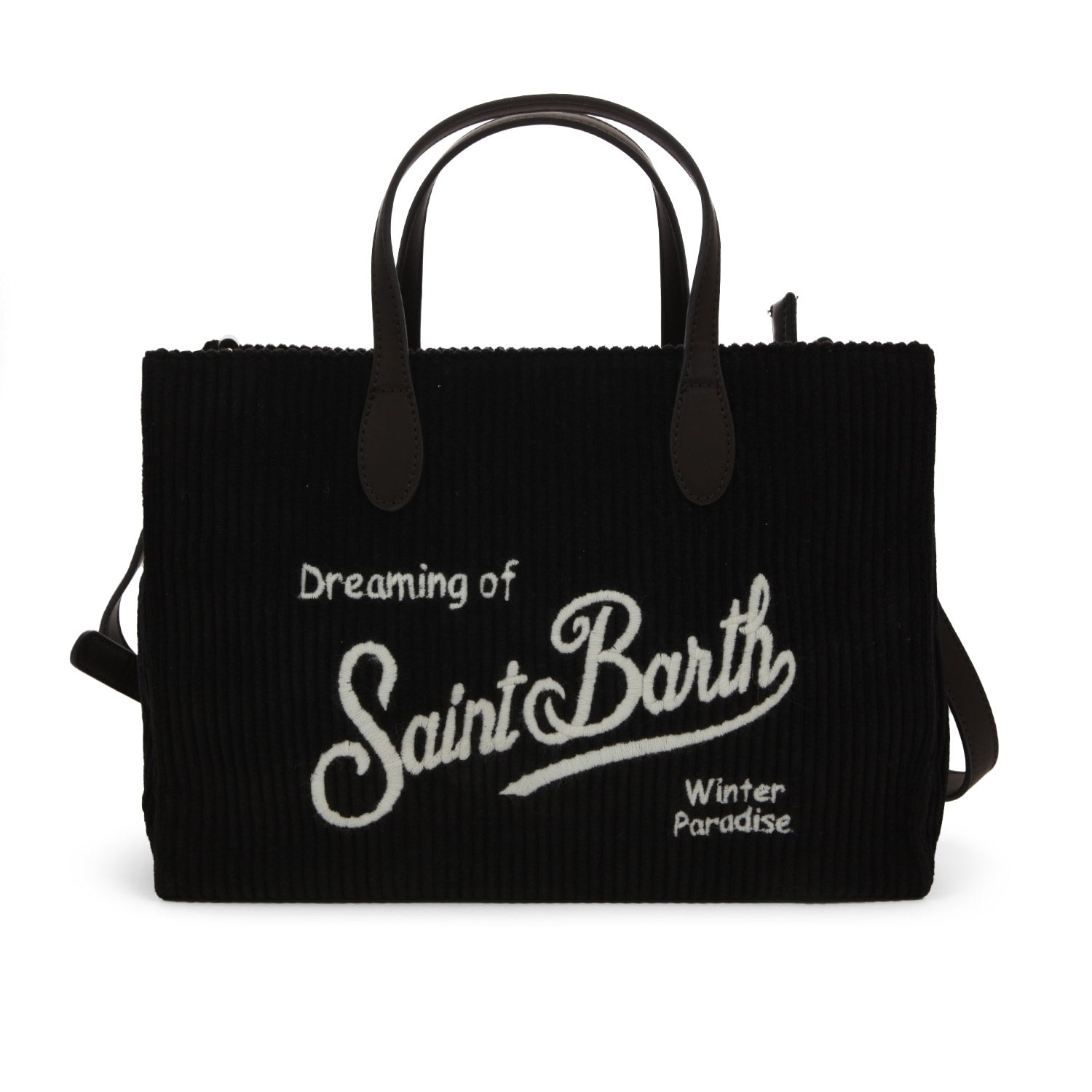 BORSA CORDUROY NERA GIRL - annameglio.com abbigliamento moda