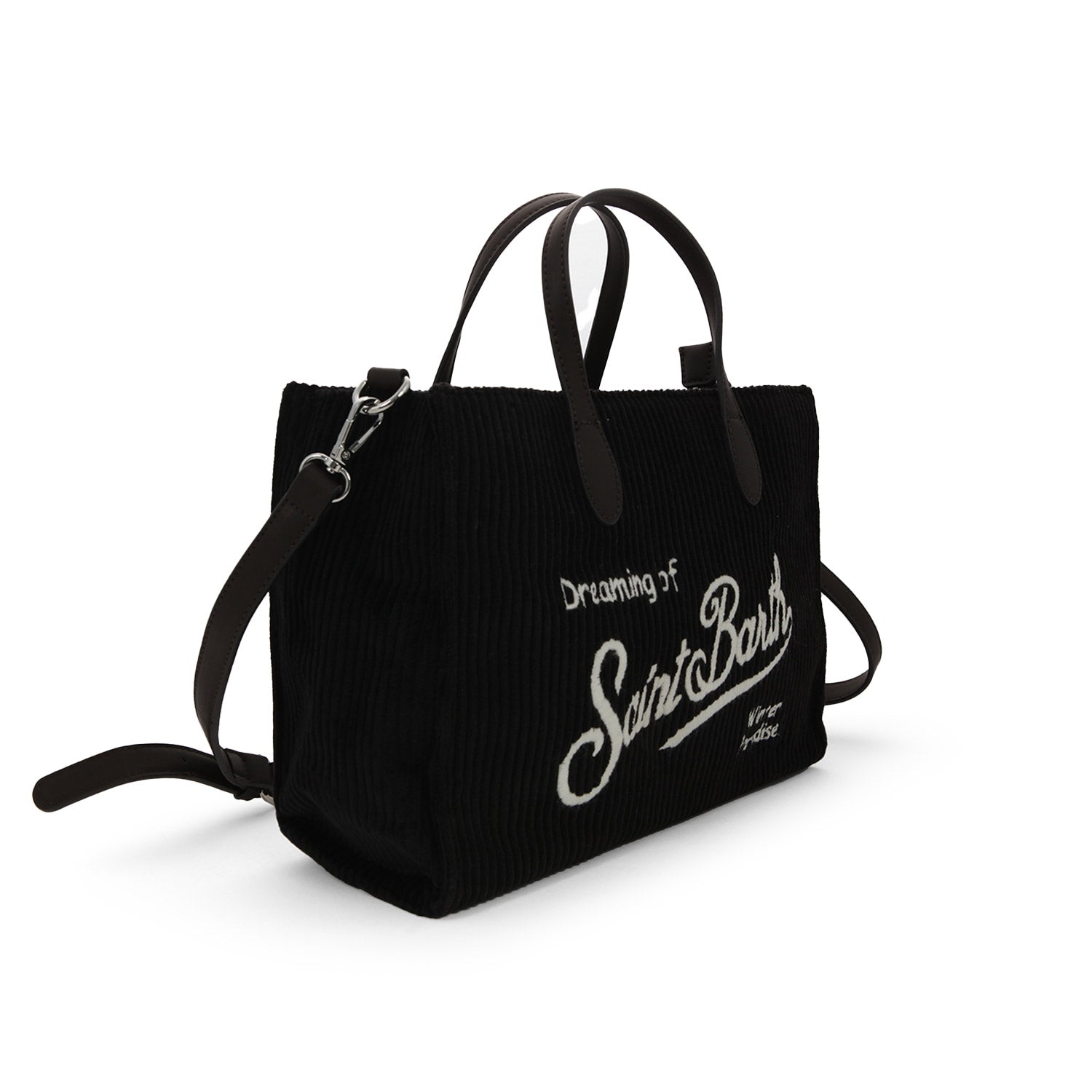 BORSA CORDUROY NERA GIRL - annameglio.com abbigliamento moda