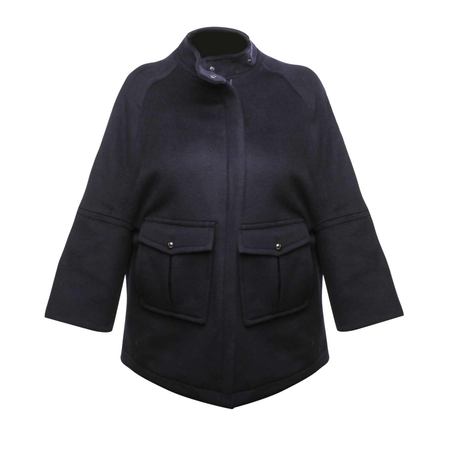 GIACCA DI LANA BLU SCURO BAMBINA E TEEN - annameglio.com abbigliamento moda