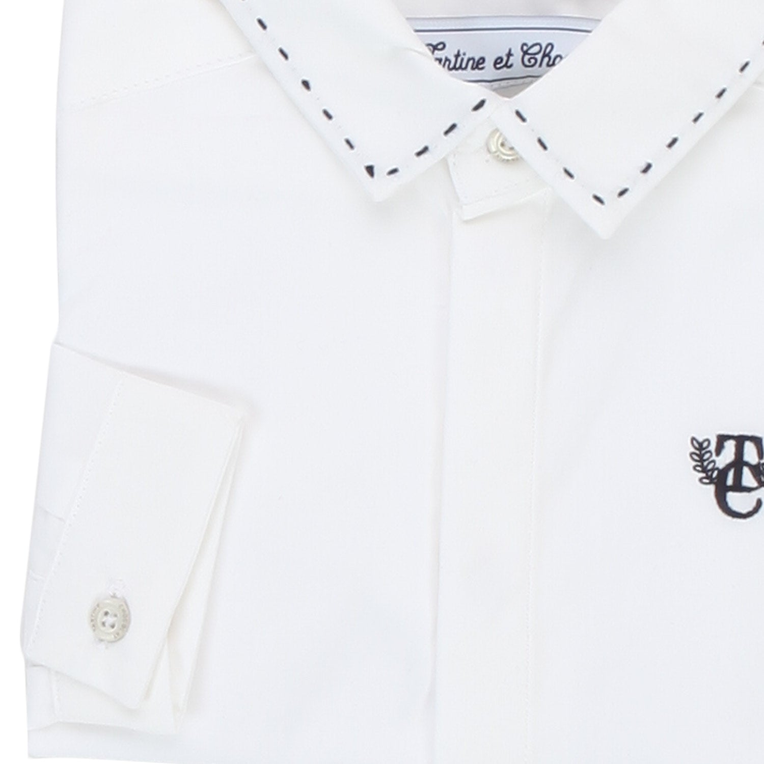 CAMICIA BIANCA NEONATO COTONE - annameglio.com abbigliamento moda