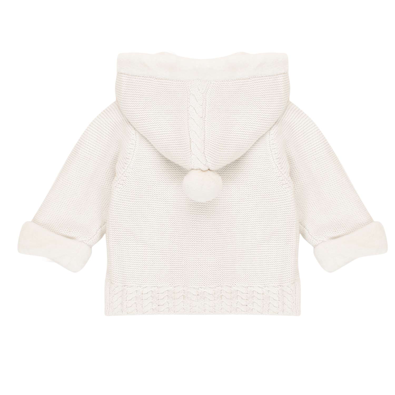 CAPPOTTINO BIANCO PANNA BABY UNISEX - annameglio.com abbigliamento moda