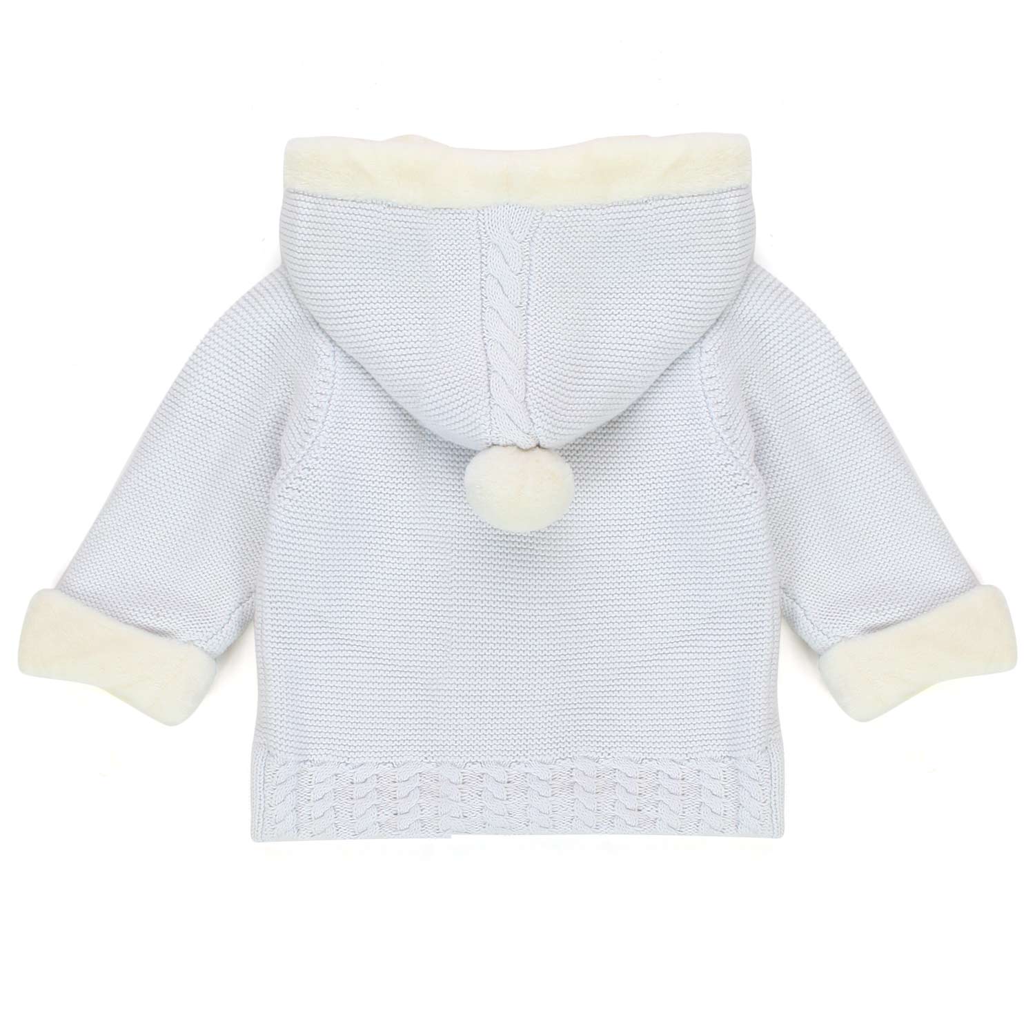 CAPPOTTINO GHIACCIO E PANNA BABY UNISEX - annameglio.com abbigliamento moda
