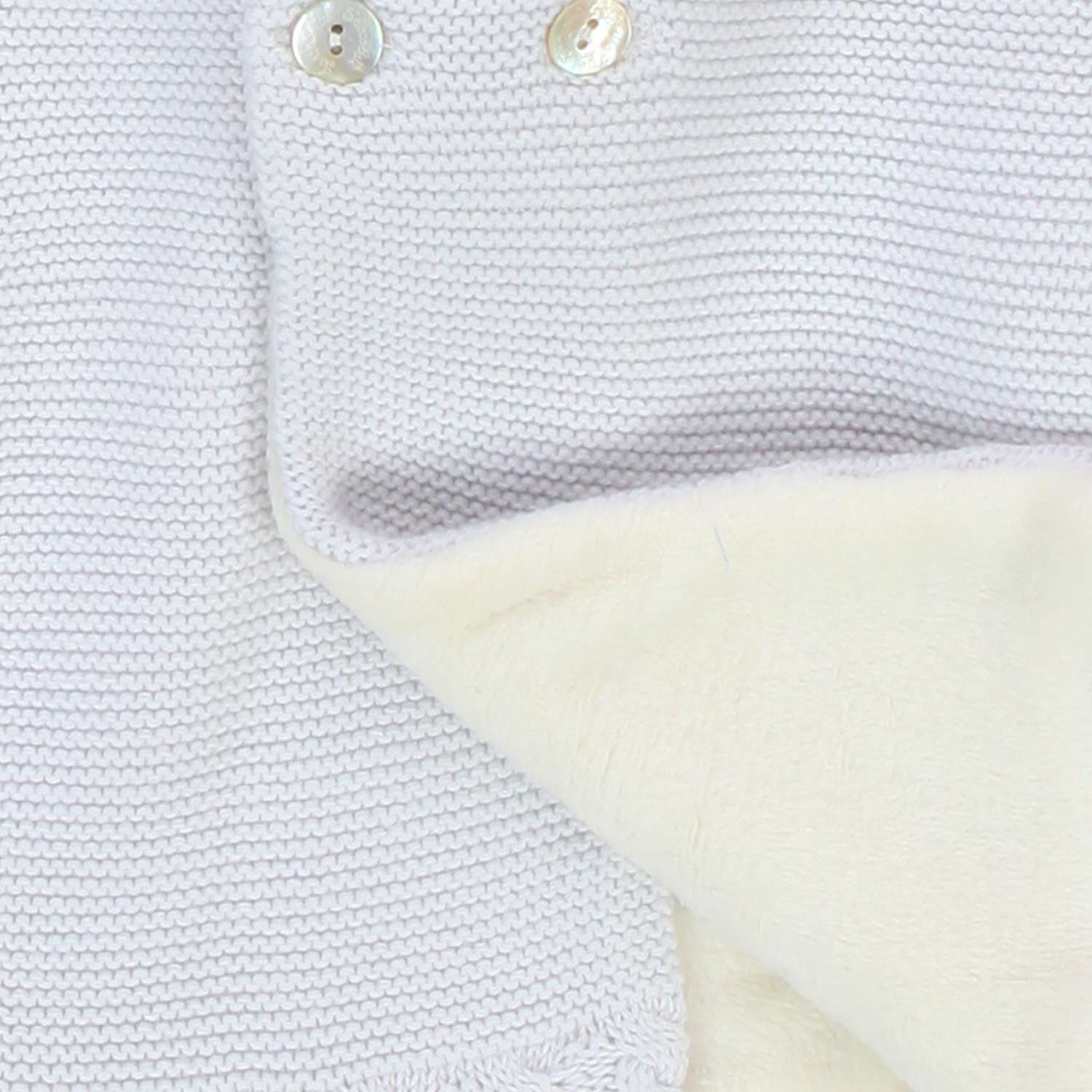 CAPPOTTINO GHIACCIO E PANNA BABY UNISEX - annameglio.com abbigliamento moda