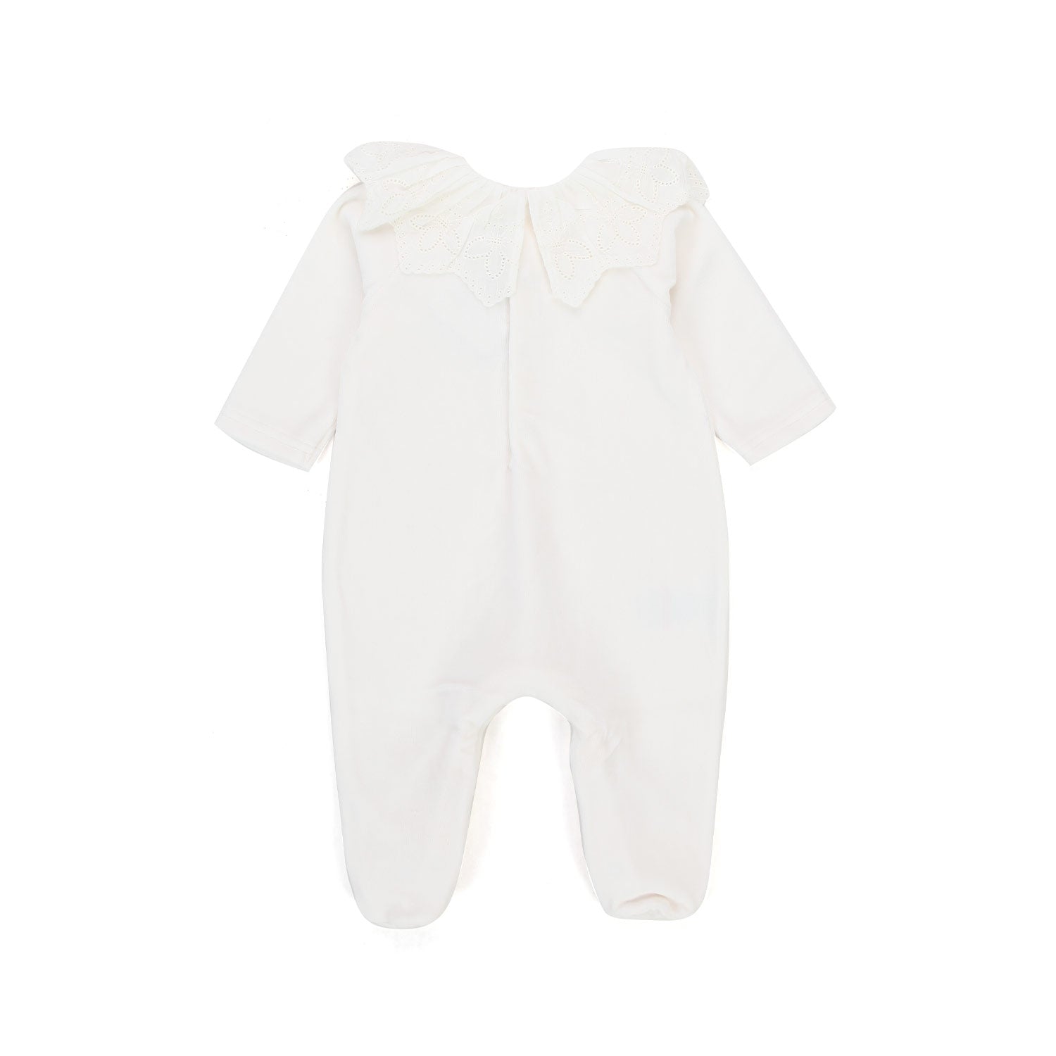 TUTINA BIANCA IN COTONE NEONATA - annameglio.com abbigliamento moda