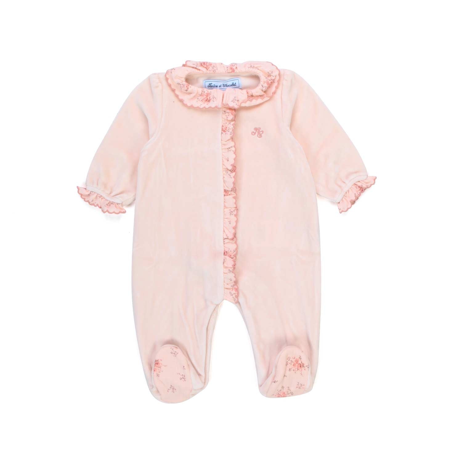 TUTINA ROSA CON ROUCHES NEONATA - annameglio.com abbigliamento moda