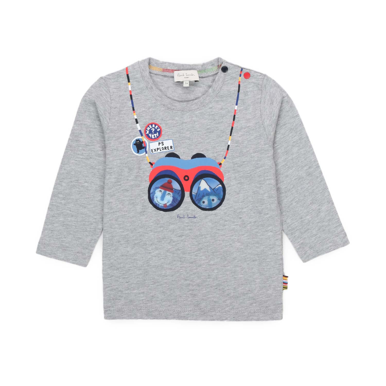 T-SHIRT GRIGIA CON STAMPA BIMBO - annameglio.com abbigliamento moda