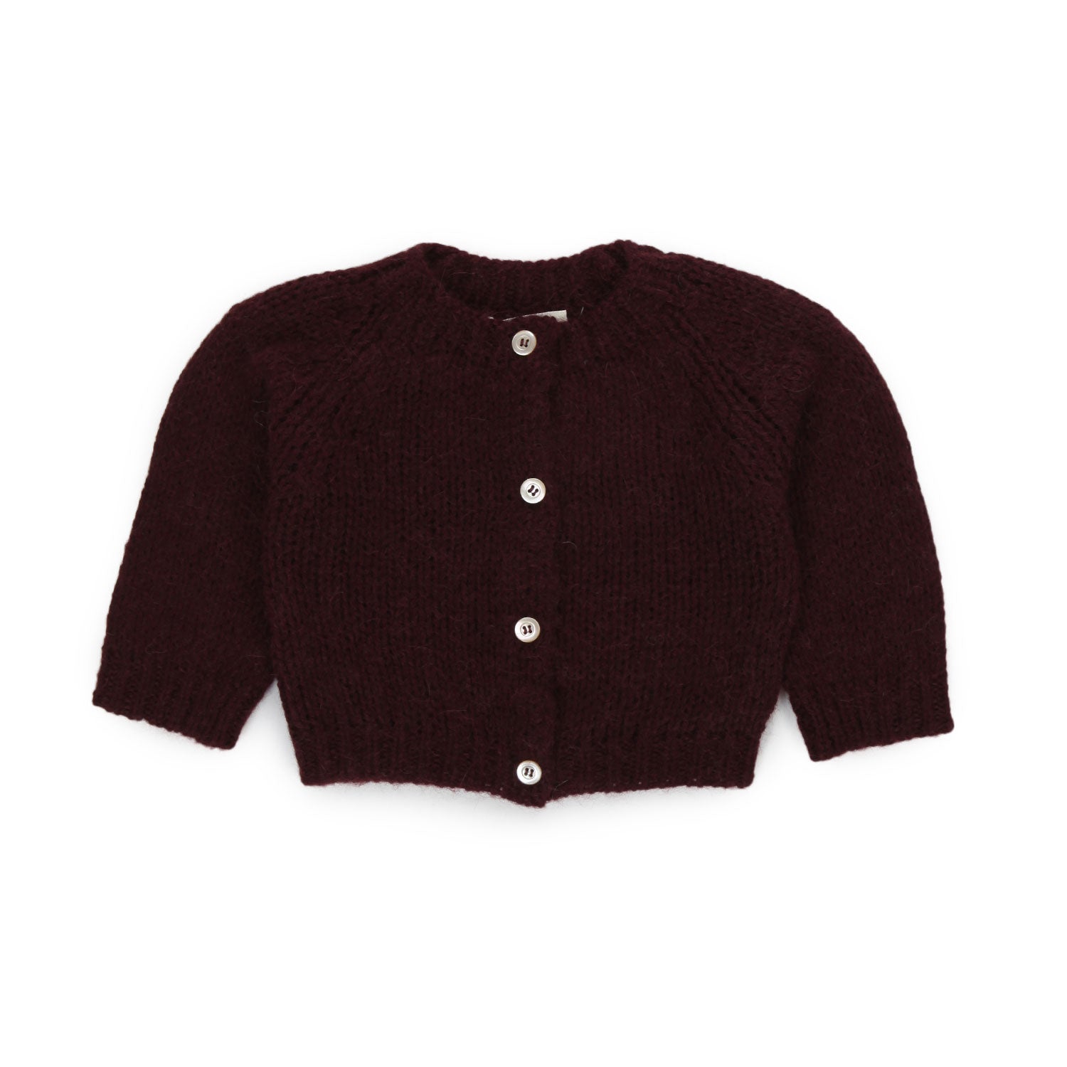 CARDIGAN BORDEAUX BIMBA - annameglio.com abbigliamento moda