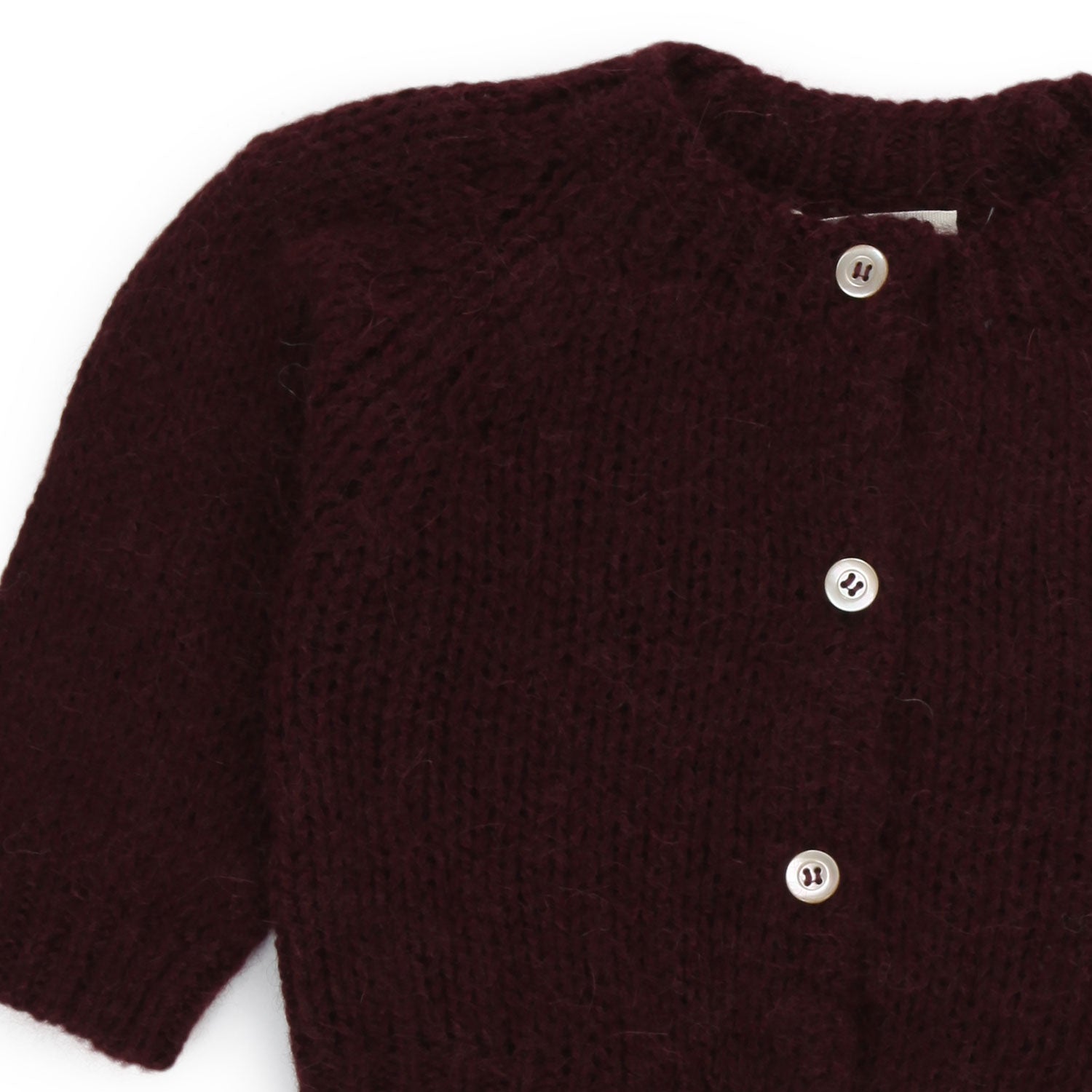 CARDIGAN BORDEAUX BIMBA - annameglio.com abbigliamento moda
