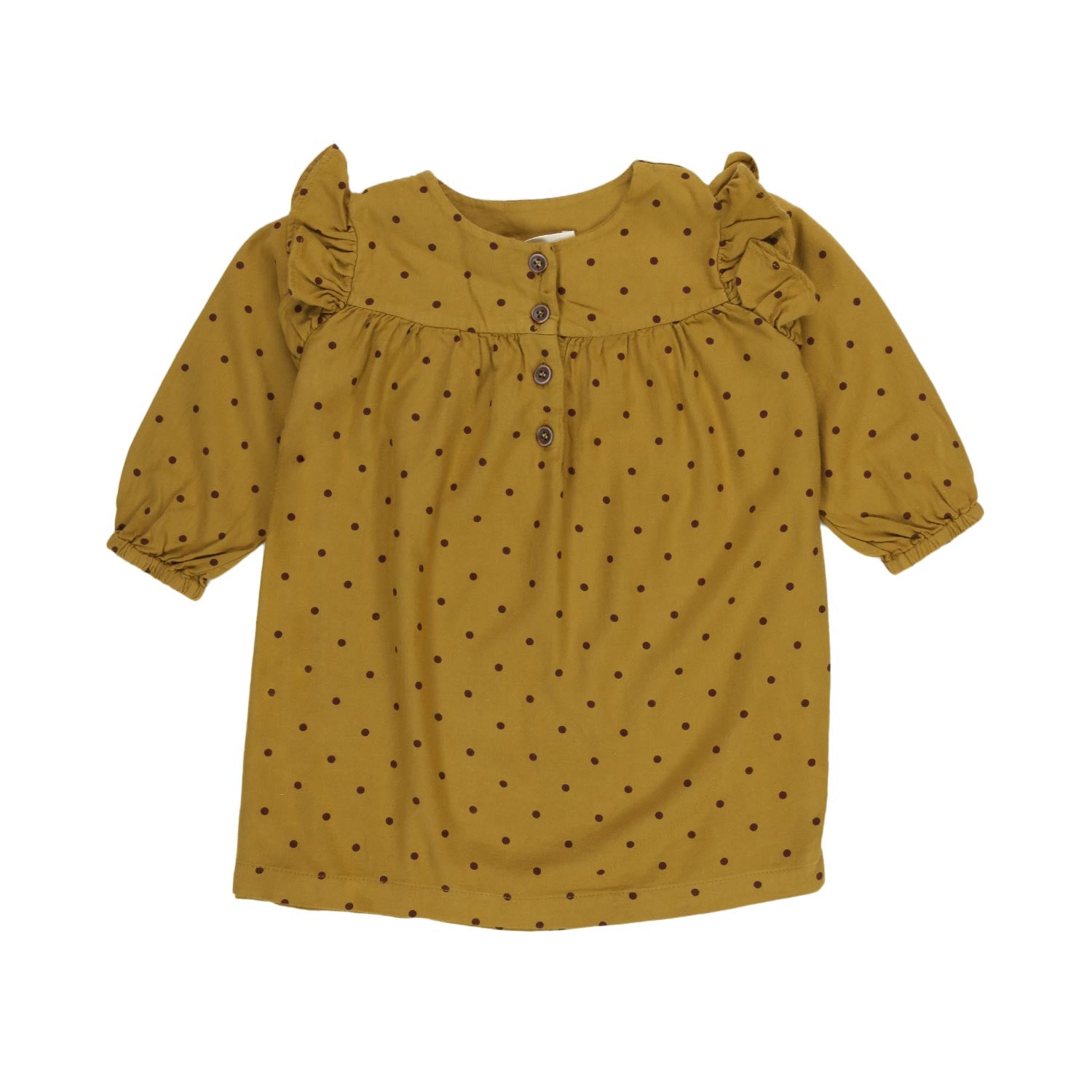BLUSA SENAPE A POIS BIMBA - annameglio.com abbigliamento moda