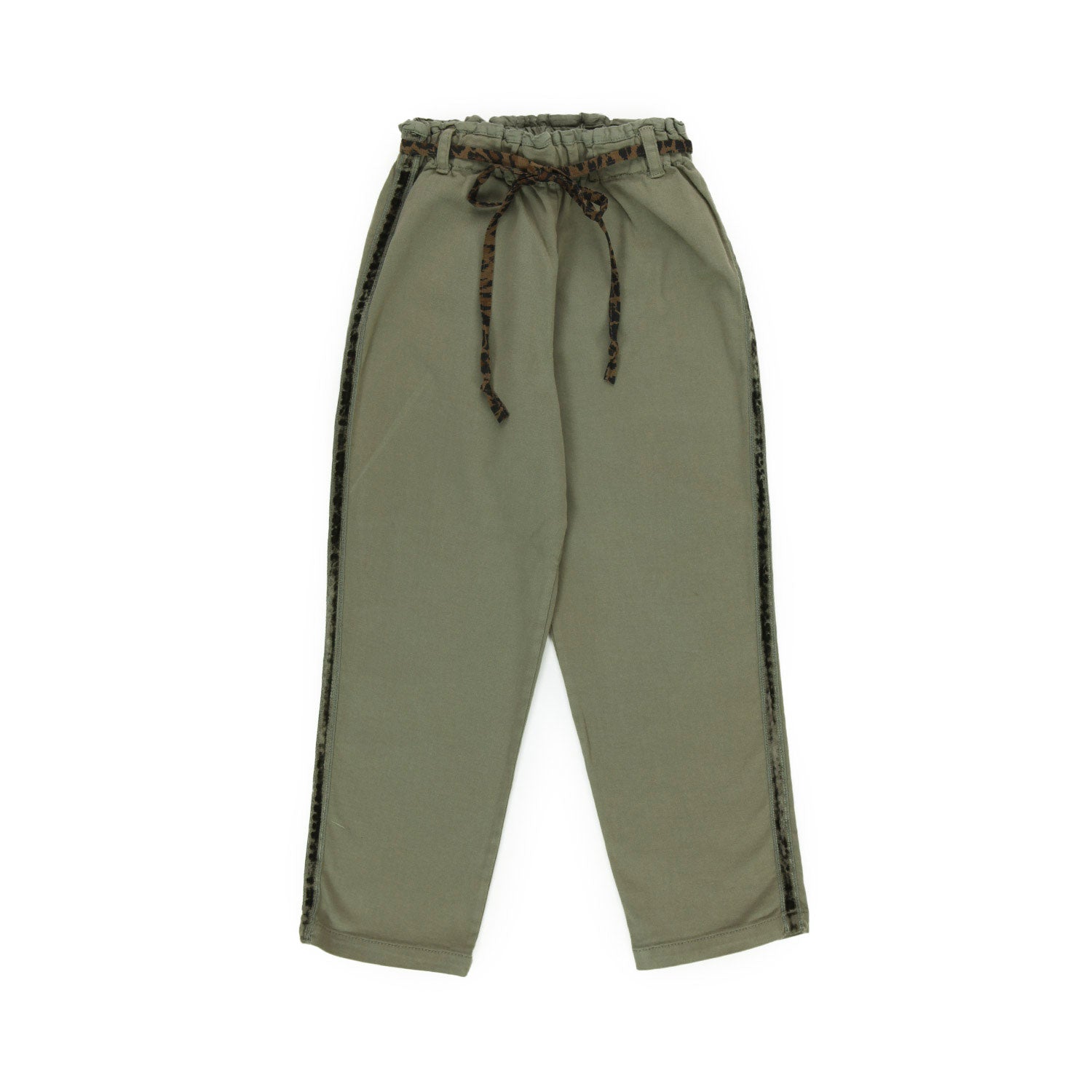 PANTALONE VERDE MUSCHIO BAMBINA - annameglio.com abbigliamento moda