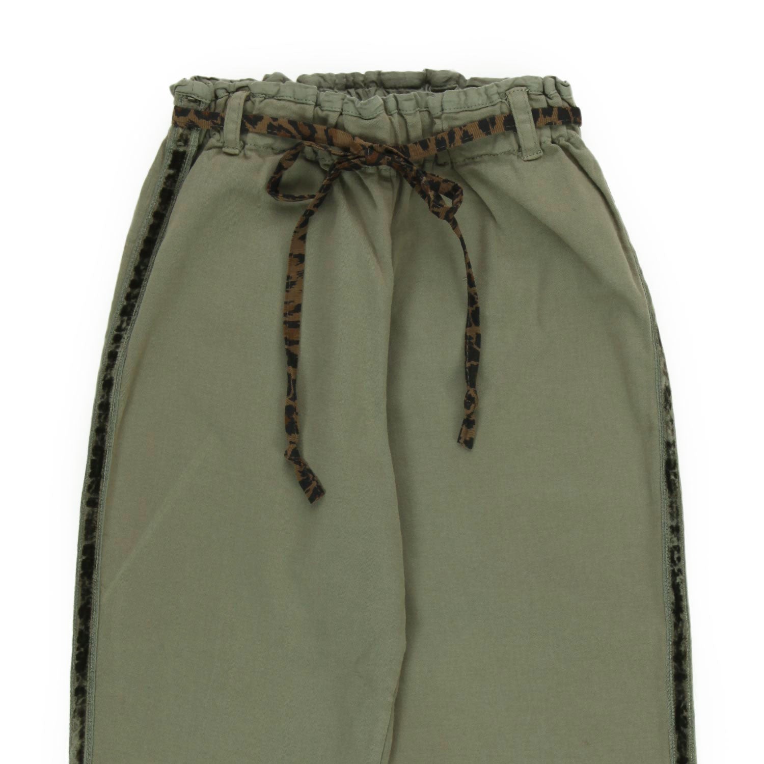 PANTALONE VERDE MUSCHIO BAMBINA - annameglio.com abbigliamento moda