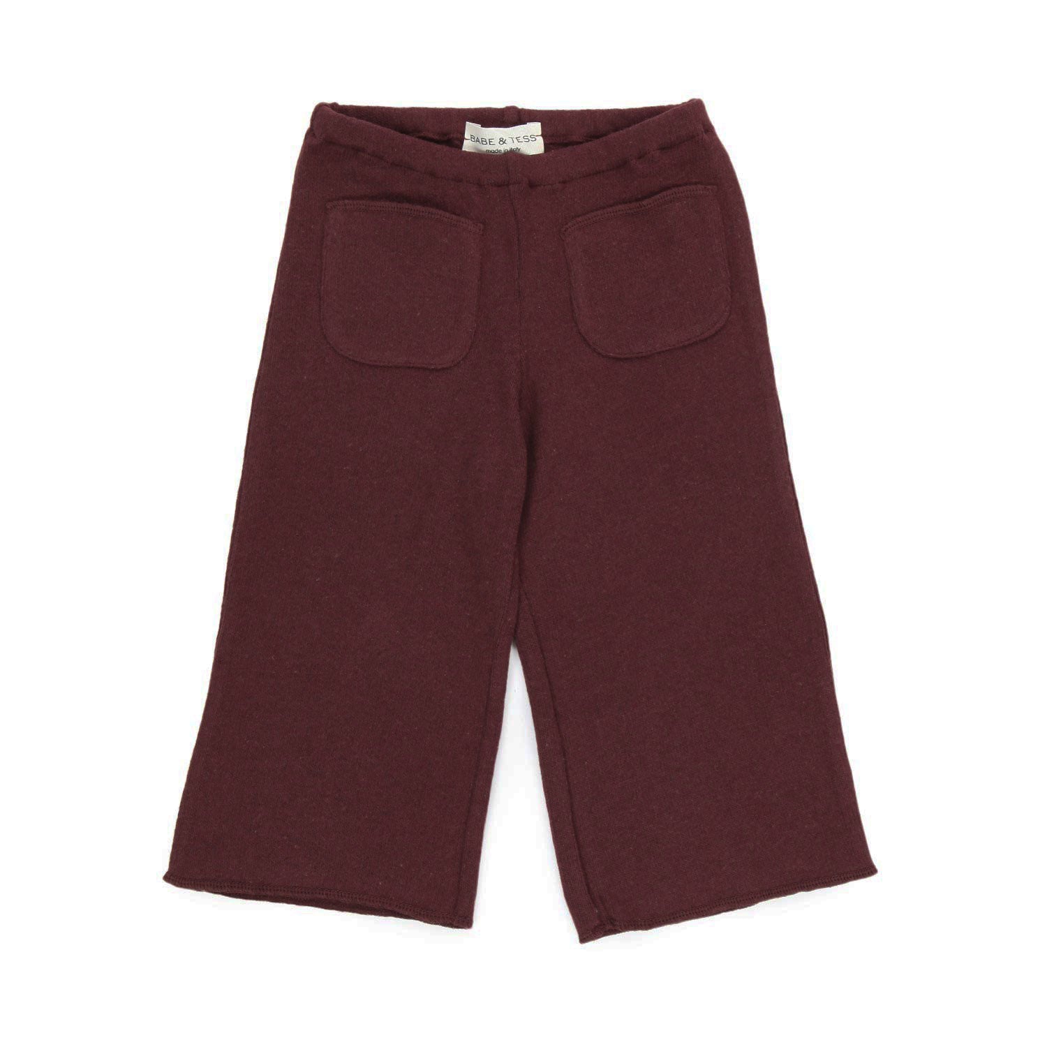 PANTALONE BORDEAUX BAMBINA - annameglio.com abbigliamento moda