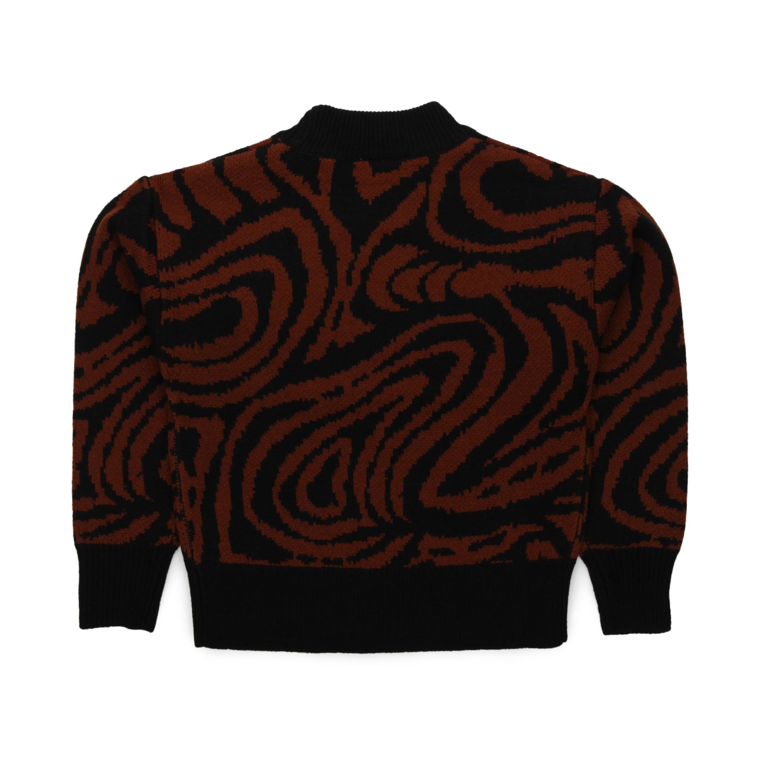 MAGLIONE NERO E RUGGINE BAMBINA E TEENAGER - annameglio.com abbigliamento moda