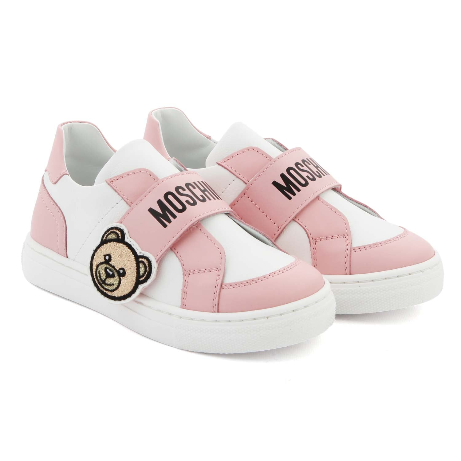 SNEAKERS BIANCHE ROSA BIMBA - annameglio.com abbigliamento moda