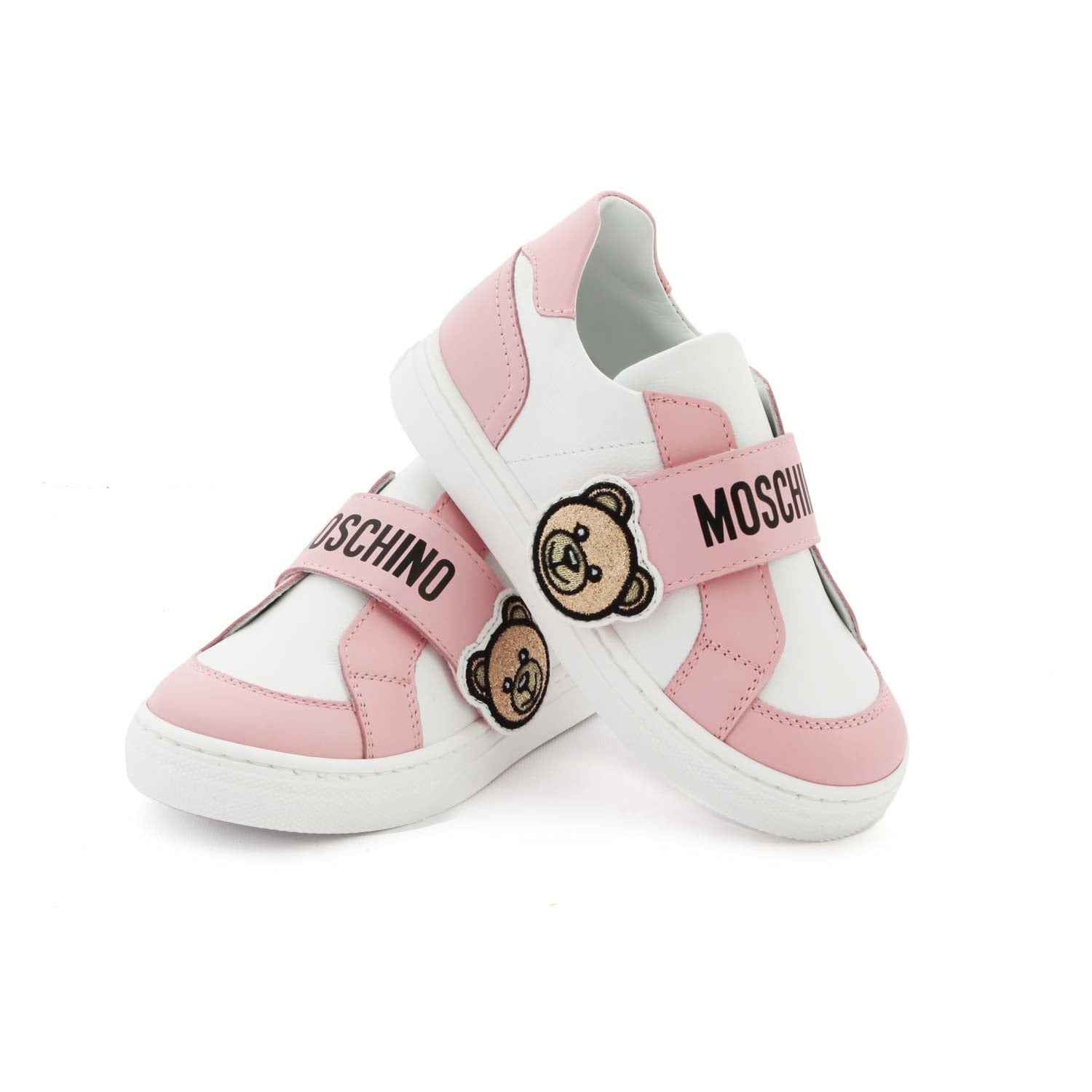 SNEAKERS BIANCHE ROSA BIMBA - annameglio.com abbigliamento moda