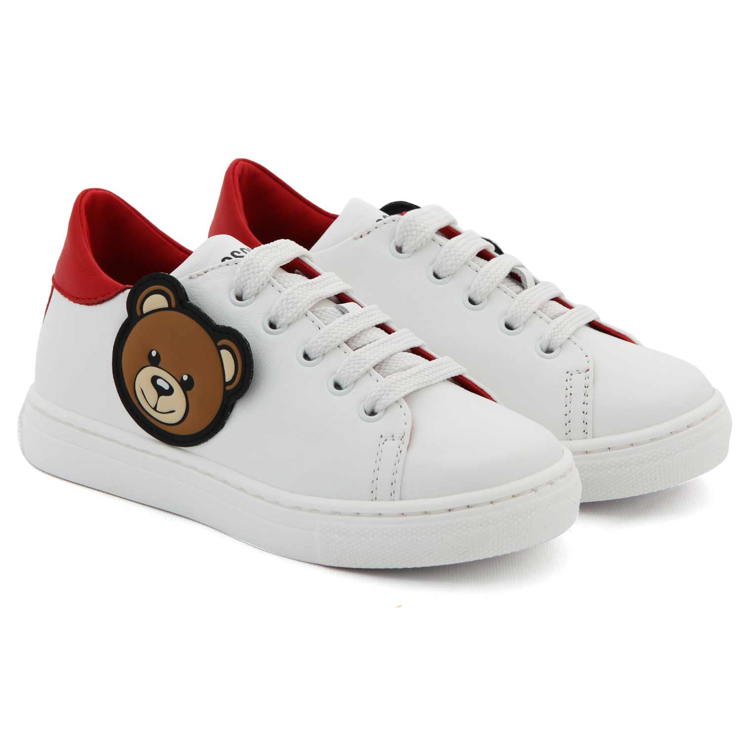 SNEAKERS BIANCHE ORSETTO BIMBO - annameglio.com abbigliamento moda