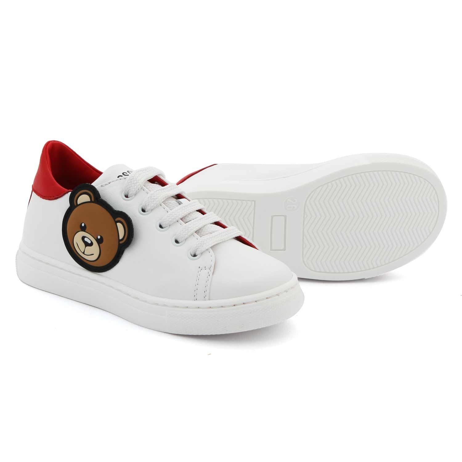 SNEAKERS BIANCHE ORSETTO BIMBO - annameglio.com abbigliamento moda