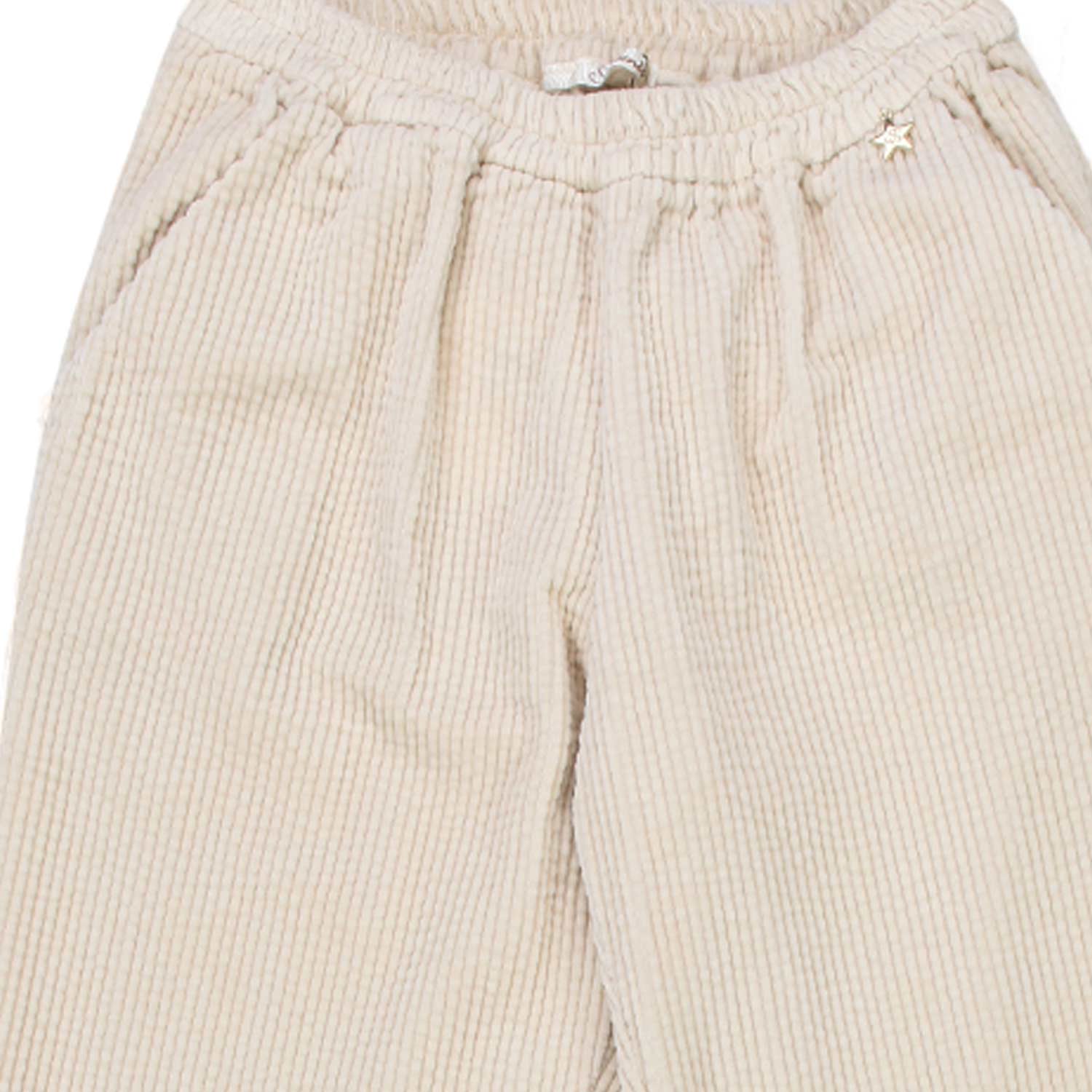 PANTALONE CORDUROY COLOR BURRO DONNA E RAGAZZA - annameglio.com abbigliamento moda