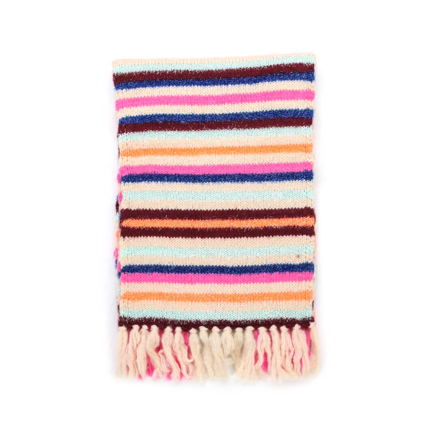 SCIARPA A RIGHE MULTICOLOR BAMBINA E TEEN - annameglio.com abbigliamento moda