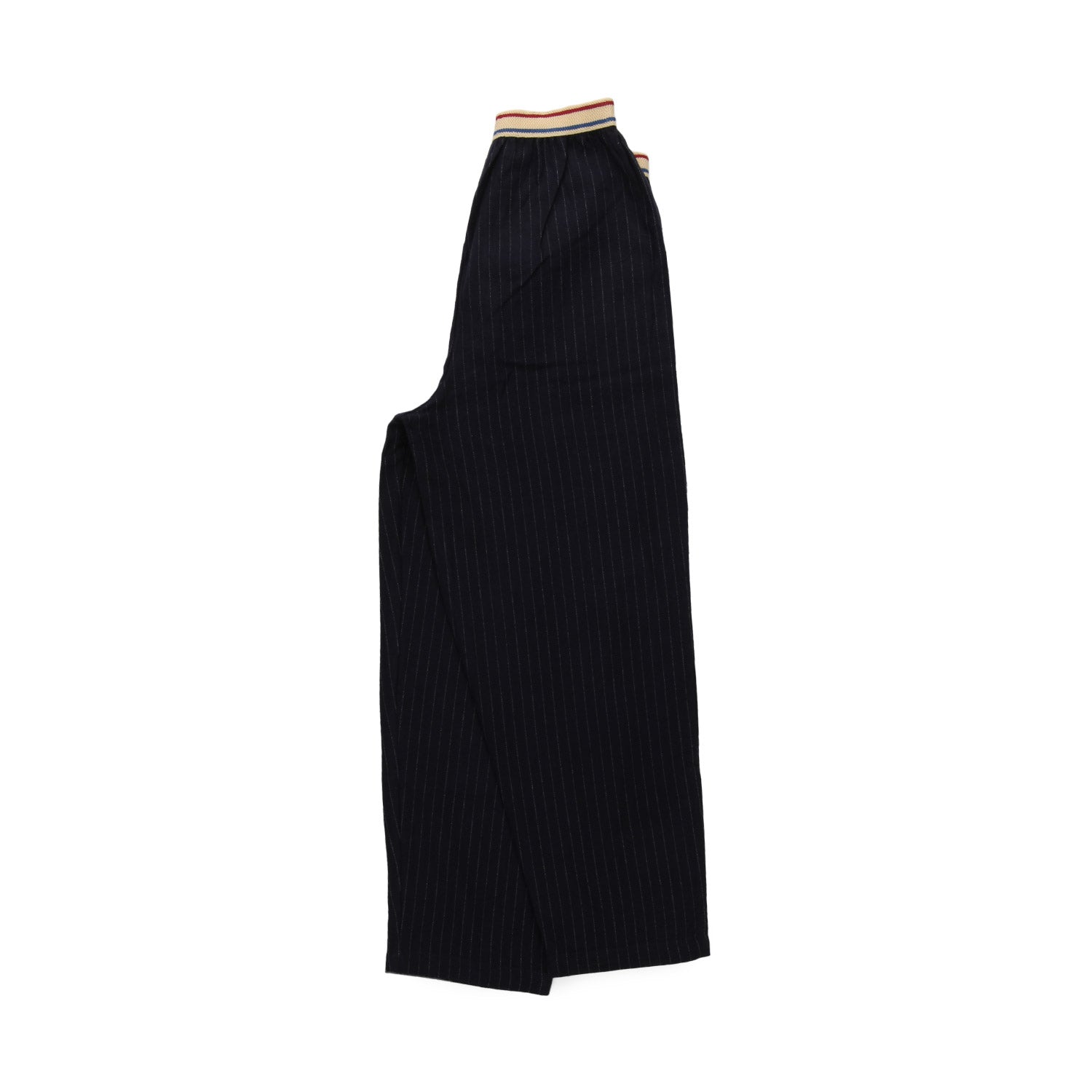 PANTALONE GESSATO BLU NAVY BAMBINA E TEENAGER - annameglio.com abbigliamento moda