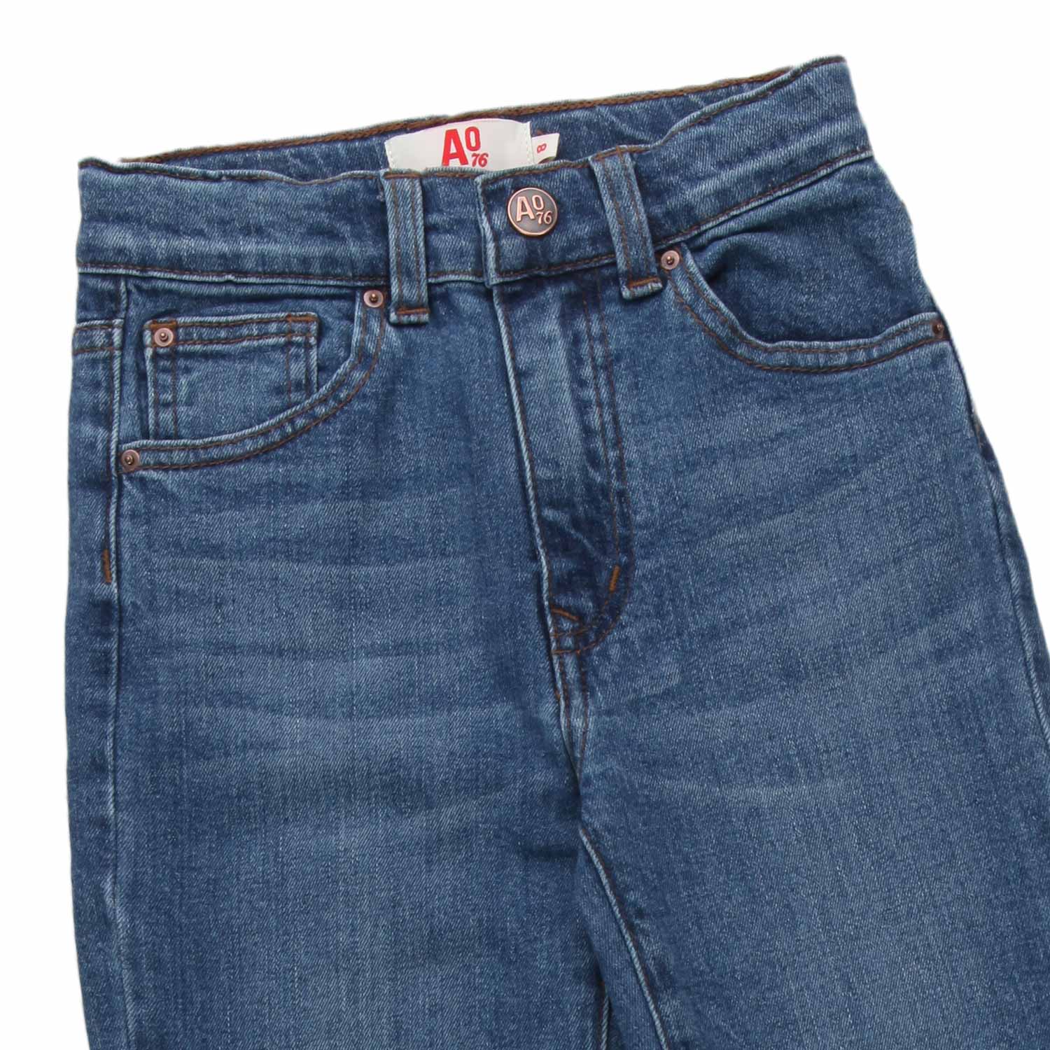 JEANS UNISEX BLU MEDIO JUNIOR E TEEN - annameglio.com abbigliamento moda