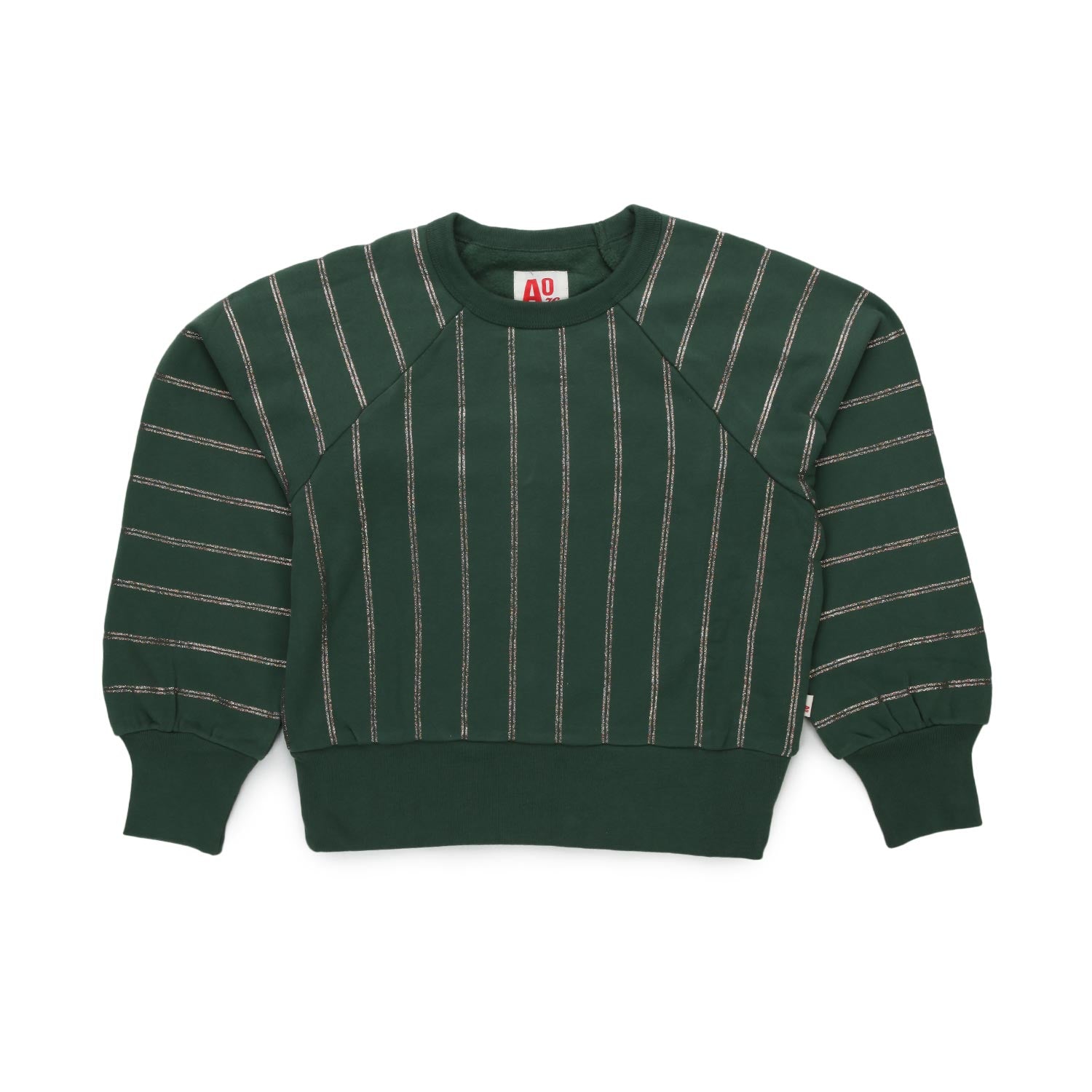 FELPA VERDE A RIGHE BAMBINA E TEEN - annameglio.com abbigliamento moda