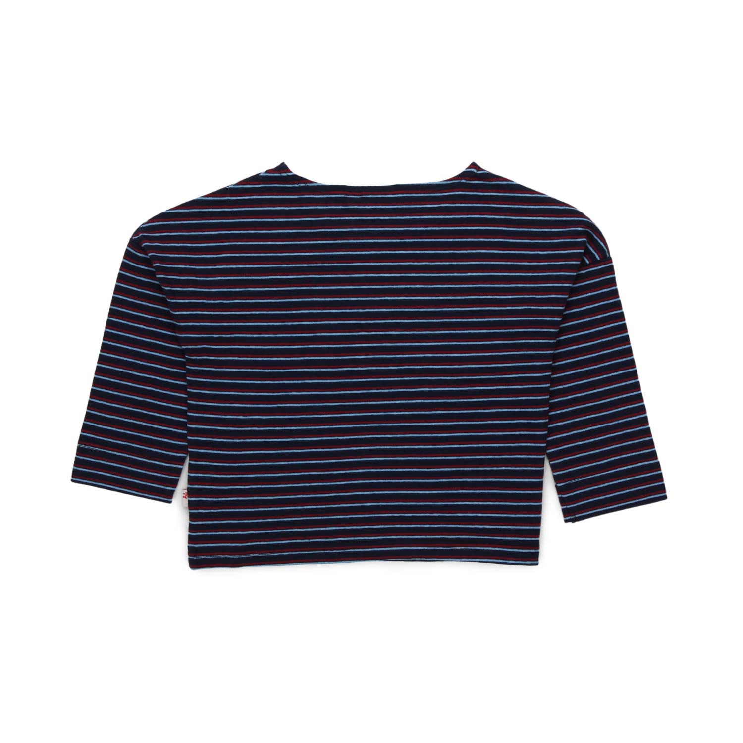 T-SHIRT BLU A RIGHE BAMBINA E TEENAGER - annameglio.com abbigliamento moda