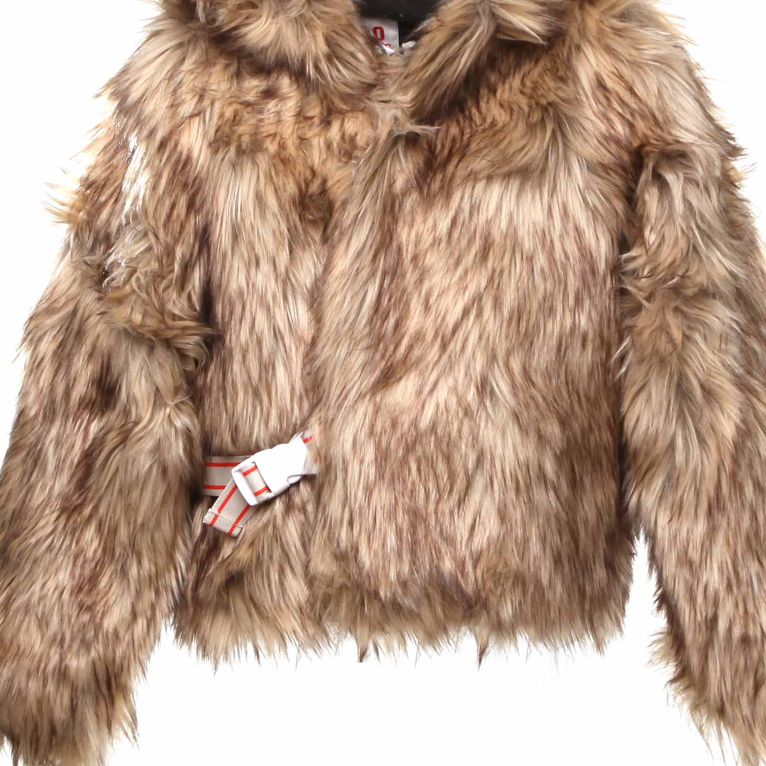 GIUBBINO IN ECO PELLICCIA BEIGE BAMBINA E TEEN - annameglio.com abbigliamento moda